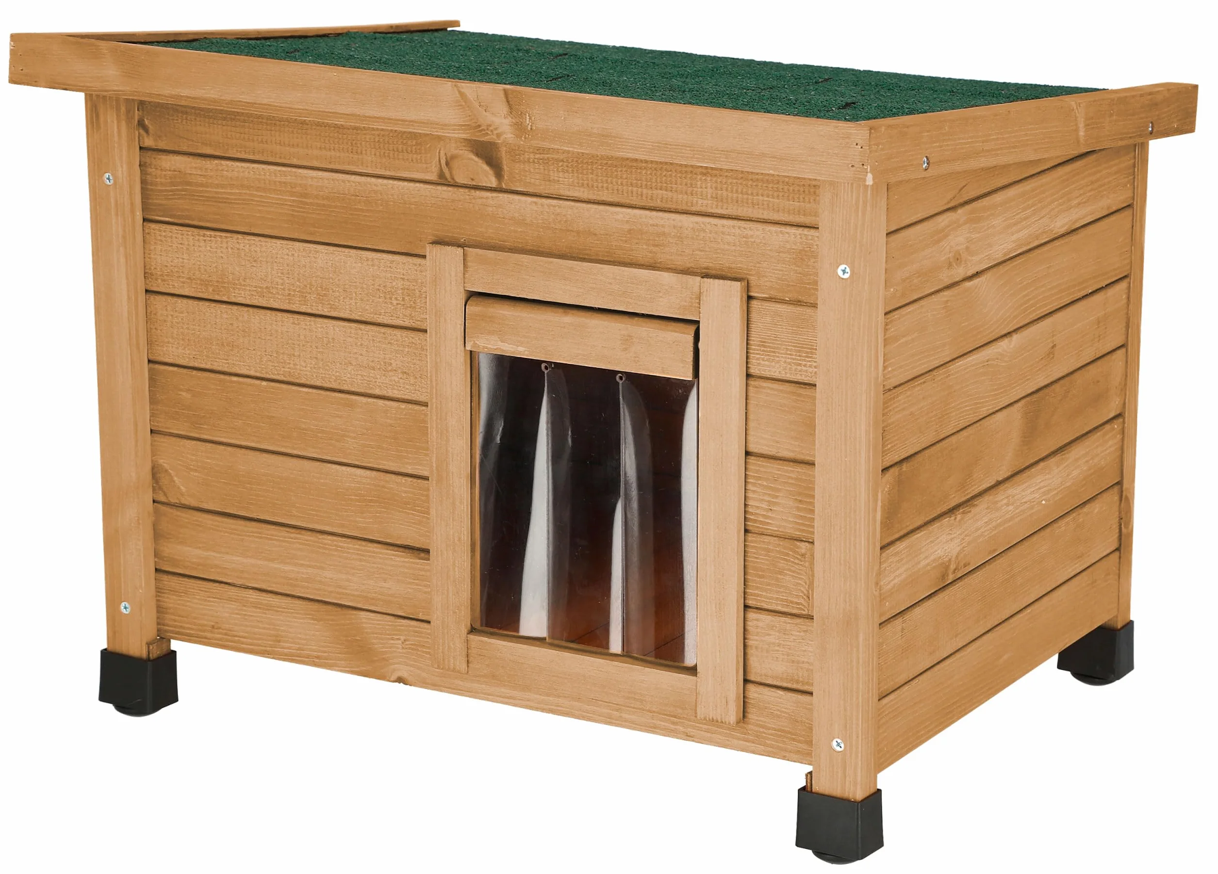Kerbl Pet Rustica Domek dla Kota, Brązowy, 57 x 45 x 43 cm