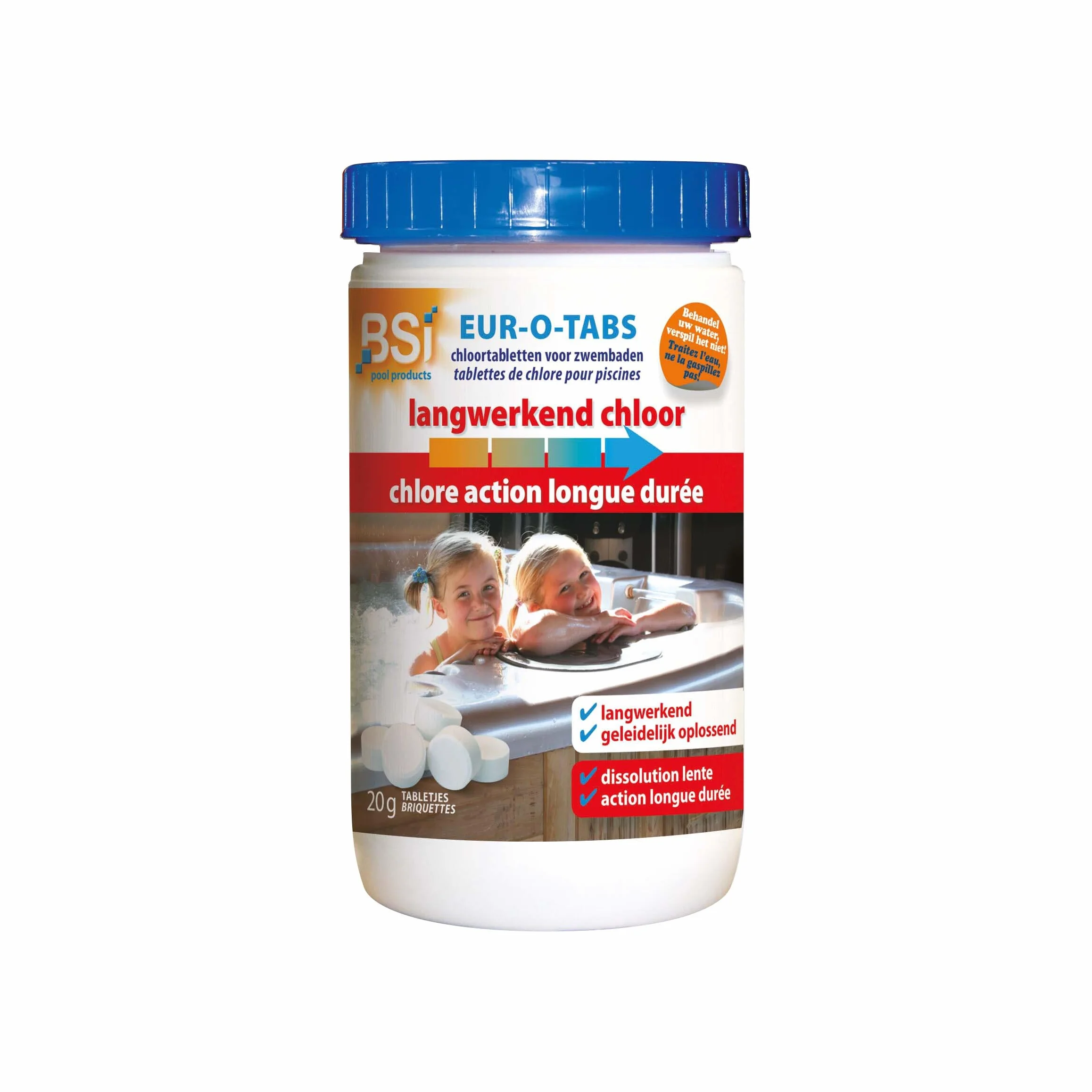 BSI – Chlor o przedłużonym działaniu w tabletkach, 20 g