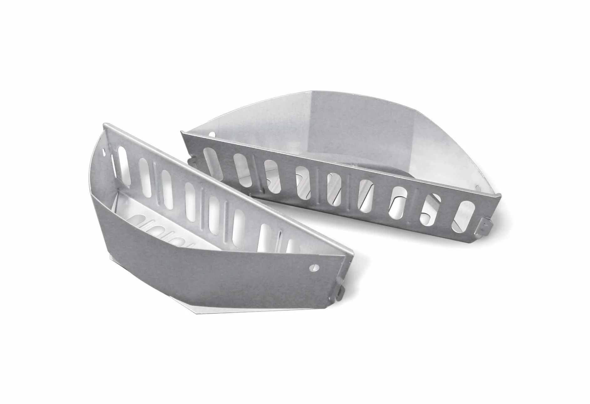Weber Kosze na Węgiel do Wszystkich Grilli Węglowych Typu Kettle, Stabilne i Wytrzymałe, Umożliwiają Łatwe Grillowanie Bezpośrednie i Pośrednie, Srebrny (3401510)