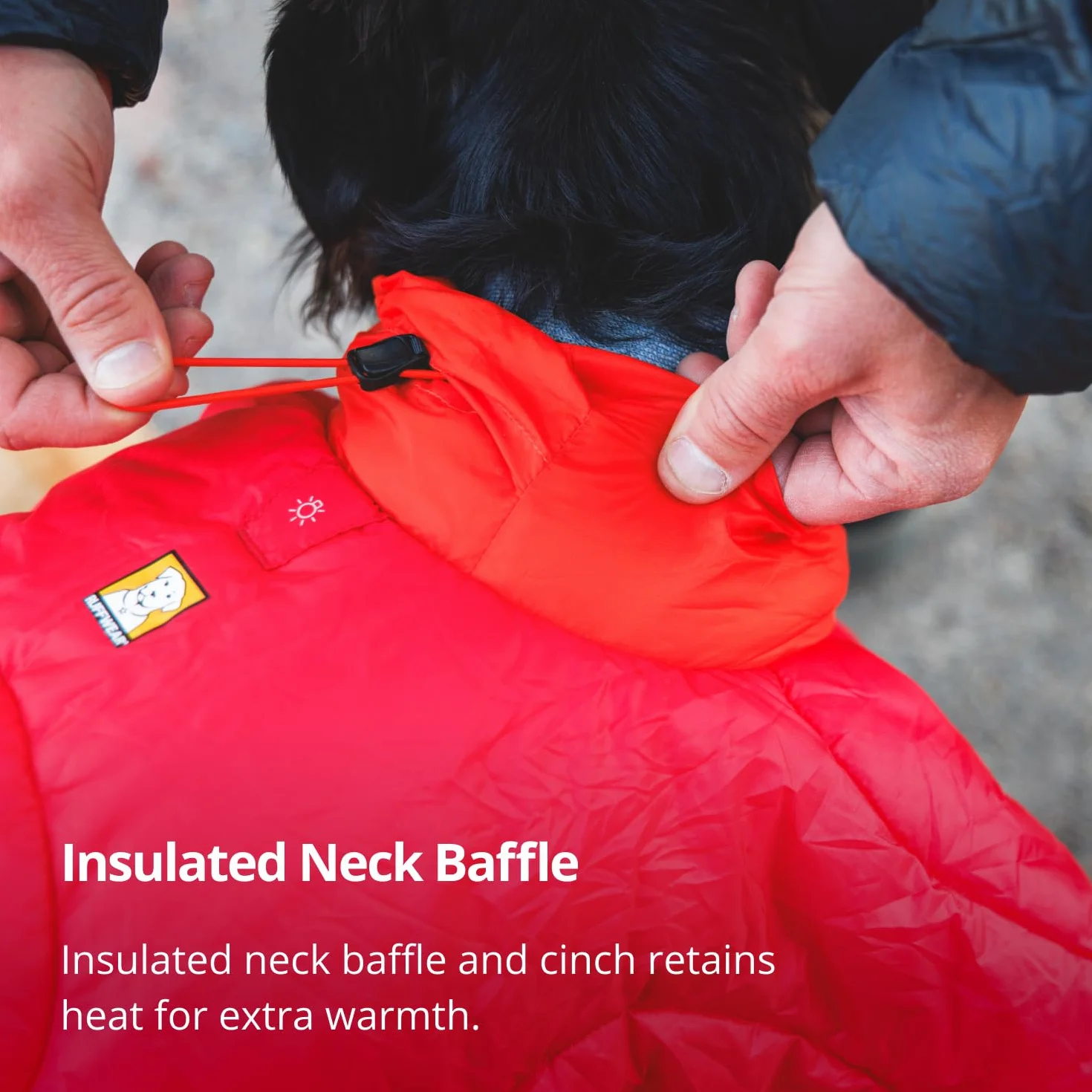 Ruffwear Palisades EcoLoft Ponczo do spania dla psów izolowany śpiwór