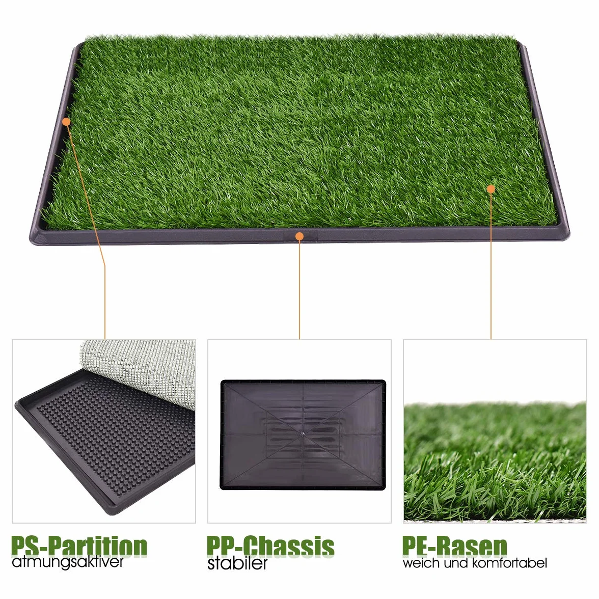 GOPLUS Toaleta dla psa 76 x 51 cm