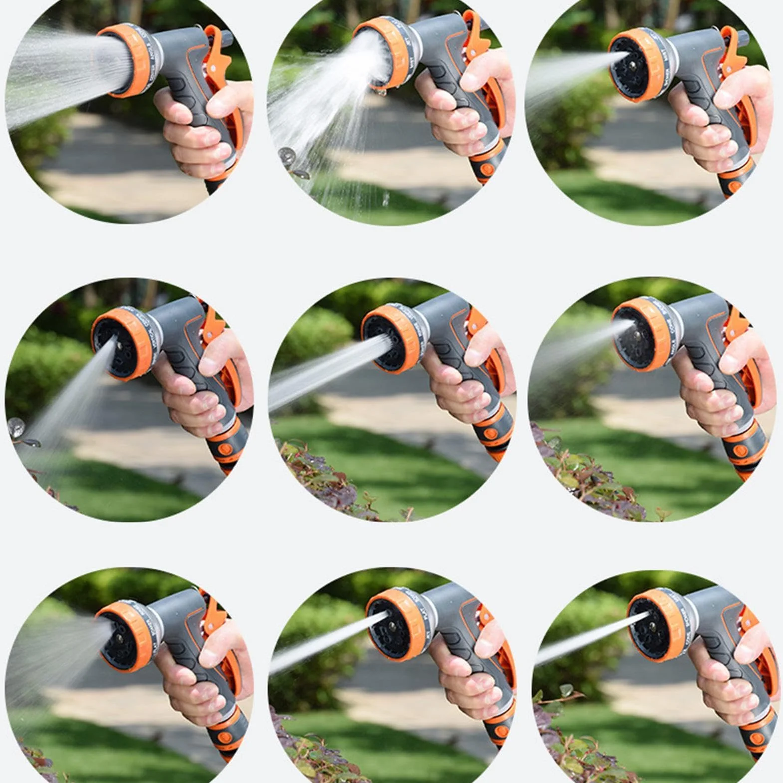 Car Wash Hose Nozzle | Lightweight And Easy Handling | 12x11x5.2cm | Garden Sprinkler Head | Multi-Function Mist Attachment | Outdoor Lawn Irrigation Gear | For Backyard Patio Garage Pathway