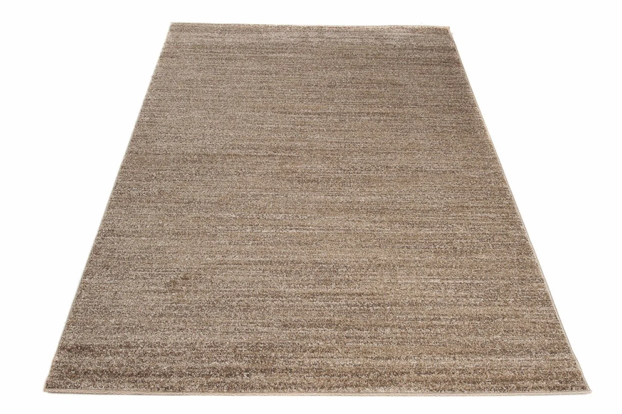 Tapiso Sari dywan z krótkim włosiem, nowoczesny dywan w kolorze beżowym, melanż, idealny do salonu, pokoju gościnnego, jadalni, Ökotex 140 x 190 cm