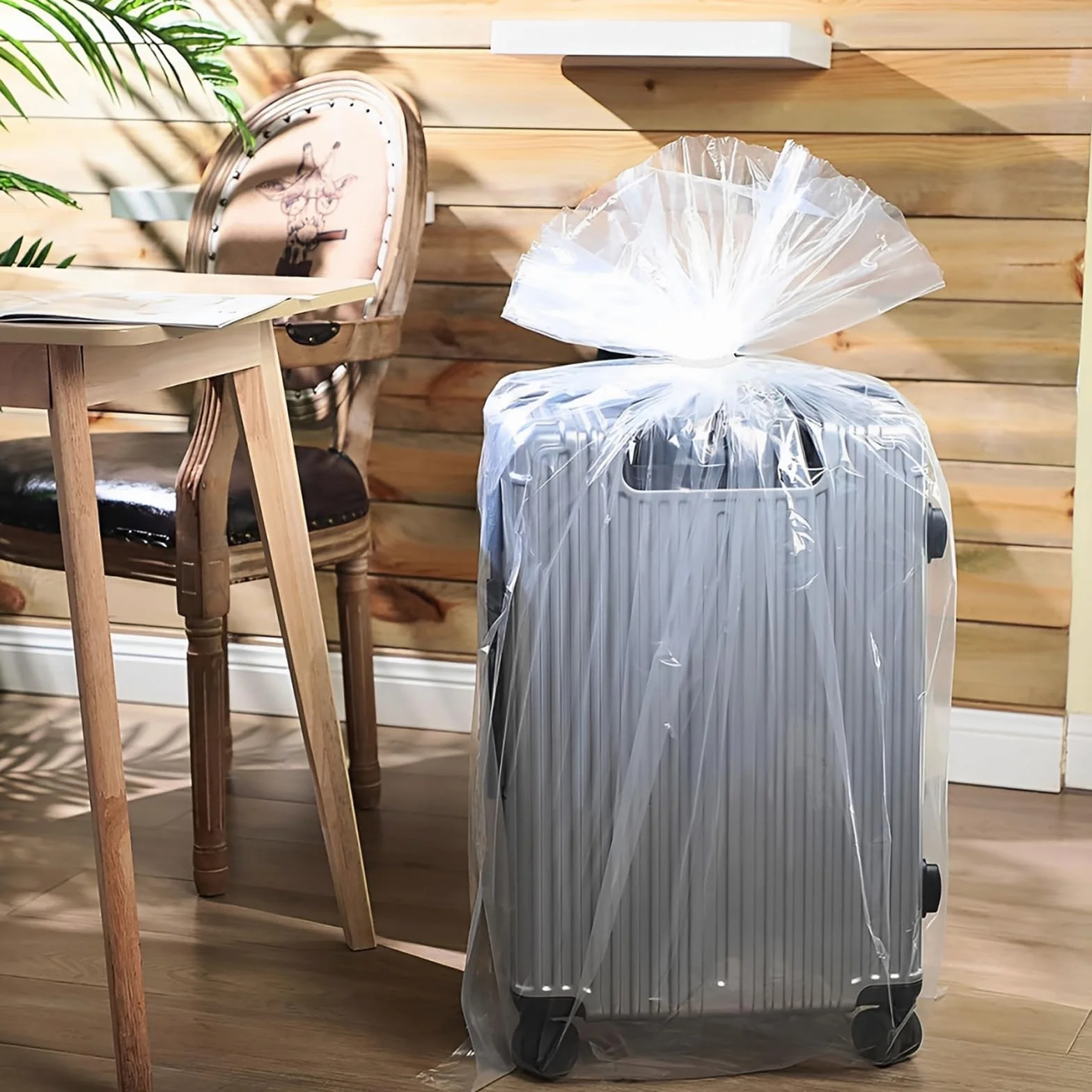 4 sztuki bardzo dużych przezroczystych plastikowych toreb na meble, gigantyczne przezroczyste plastikowe torby do przechowywania 90x120 cm, duże przezroczyste mocne plastikowe worki do przechowywania
