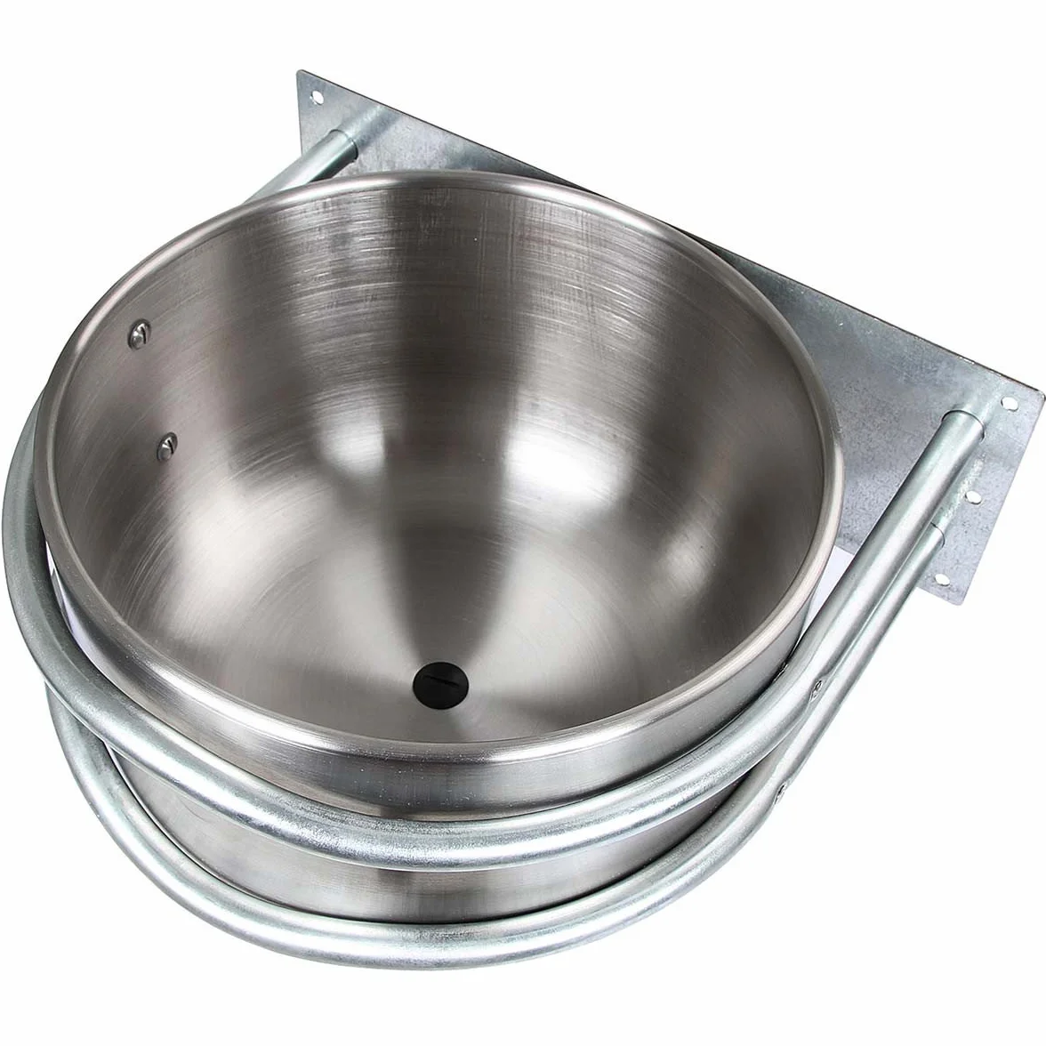 Kerbl Aluminiowy pojemnik na karmę okrągły