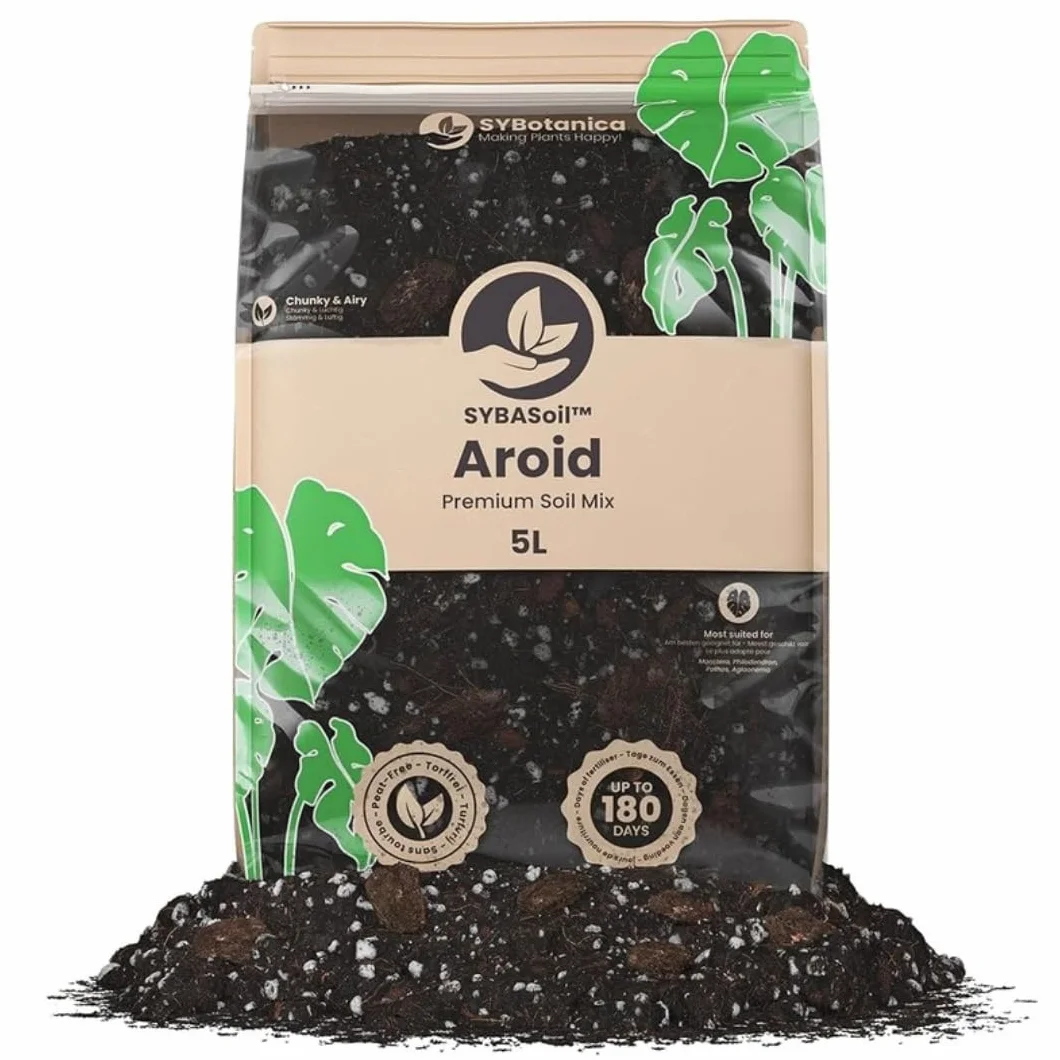 Sybotanica podłoże do Monstery i Filodendrona 5 L kokosowe bez torfu organiczne odżywianie