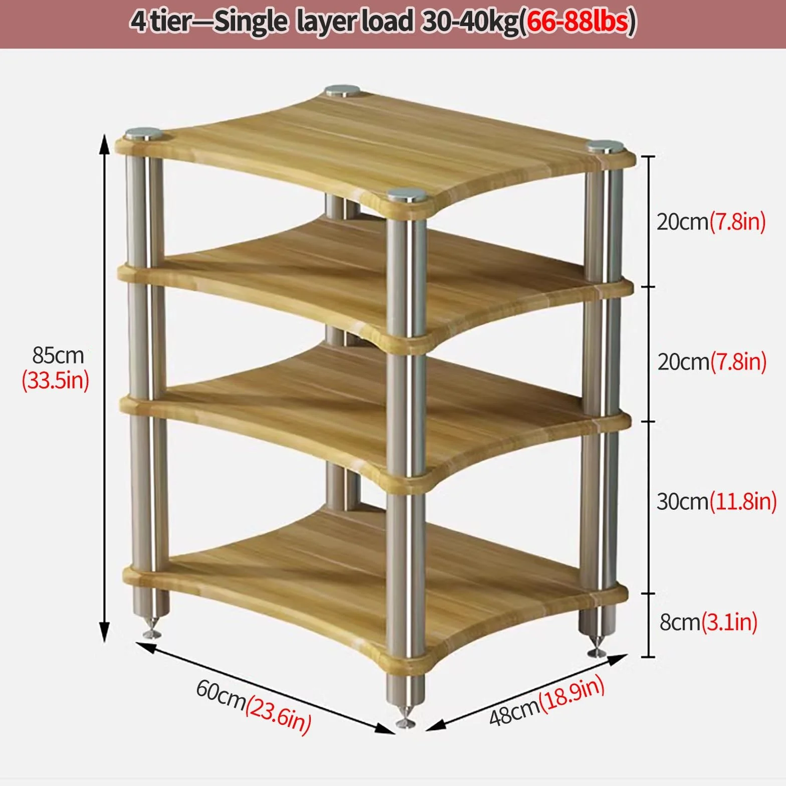 stojak hifi szafki hifi stojaki i stojaki na komponenty audio/wideo szafka stereo stojaki stojące na podłodze otwarte półki audio-wideo wzmacniacz stojak multimedialny konsola do gier wideo