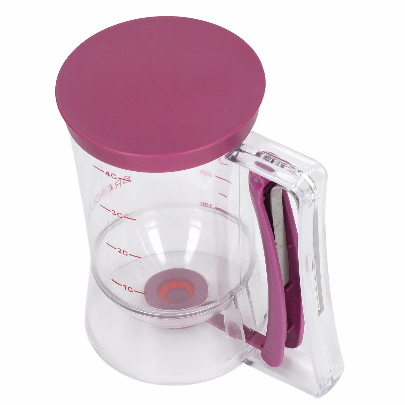 Dozownik Ciasta 900ml z Szerokimi Ustami do Precyzyjnego Dawkowania Ciasto do Babeczek, Naleśników, Gofrów Wypiekacz Domowy dla Piekarnika, Małe Kuchnie, Zdrowe Śniadania