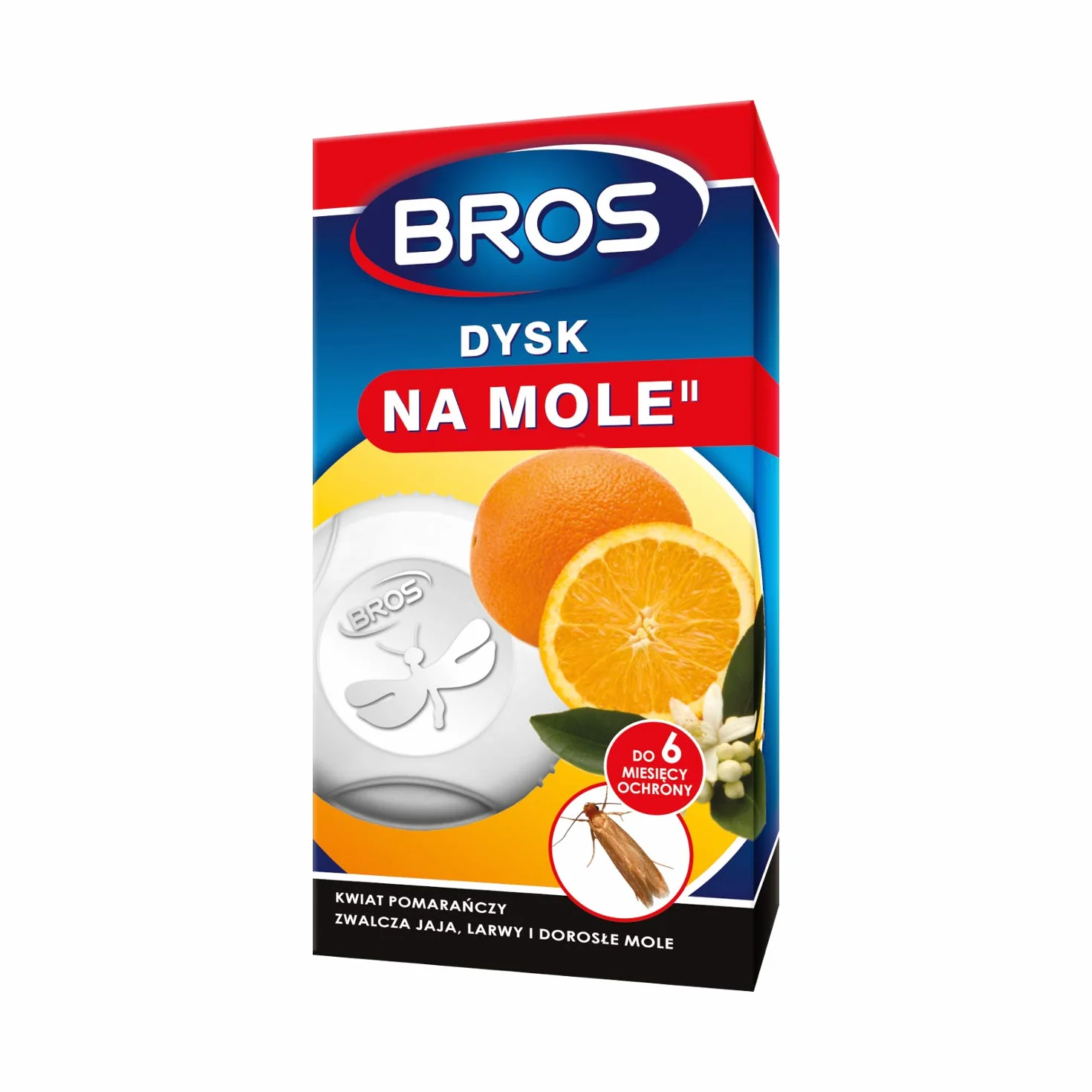 Bros Tarcza przeciw molom kwiat pomarańczy