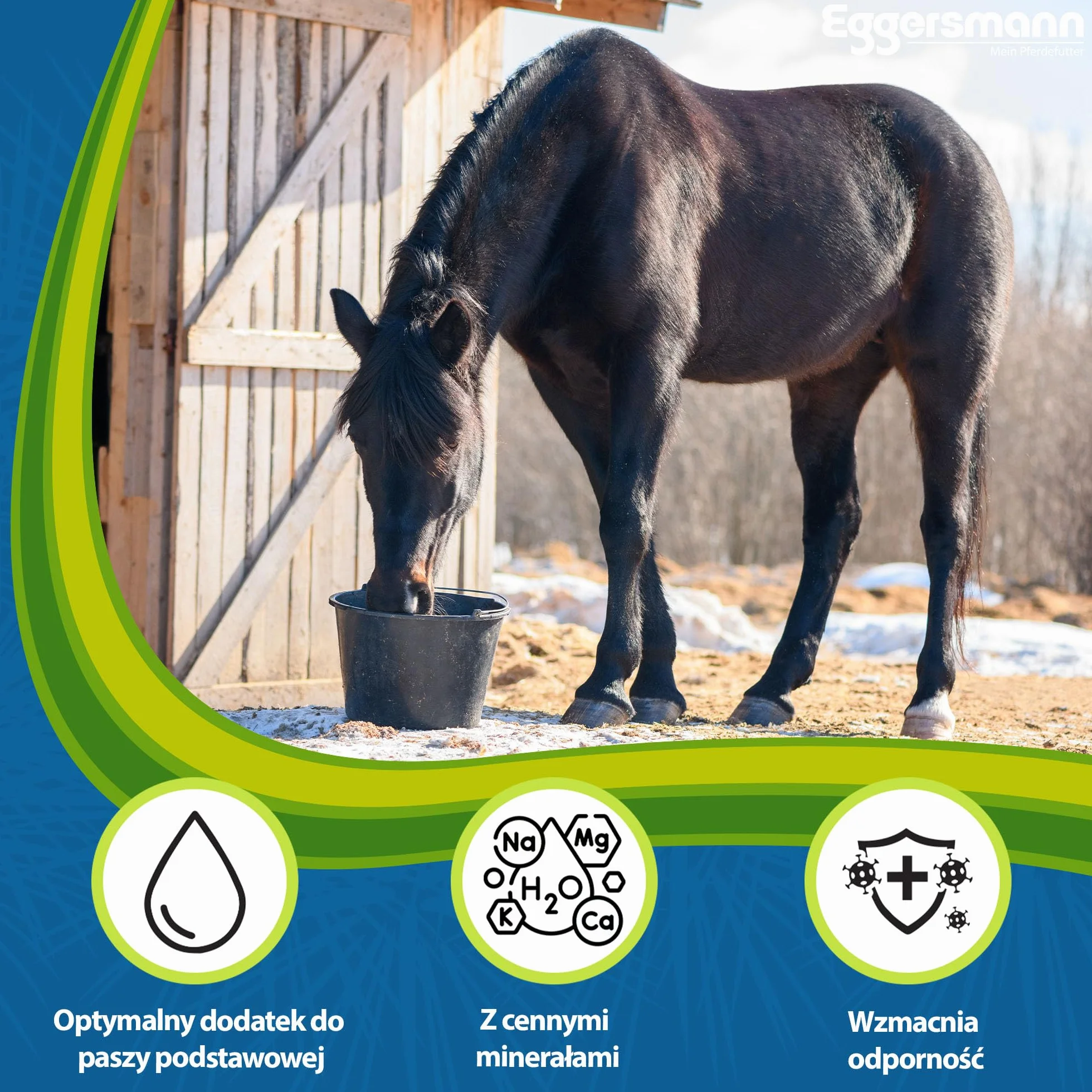 Eggersmann Golden Mineral - Karma mineralna dla koni i kucyków - suplement do podstawowej diety - 25 kg