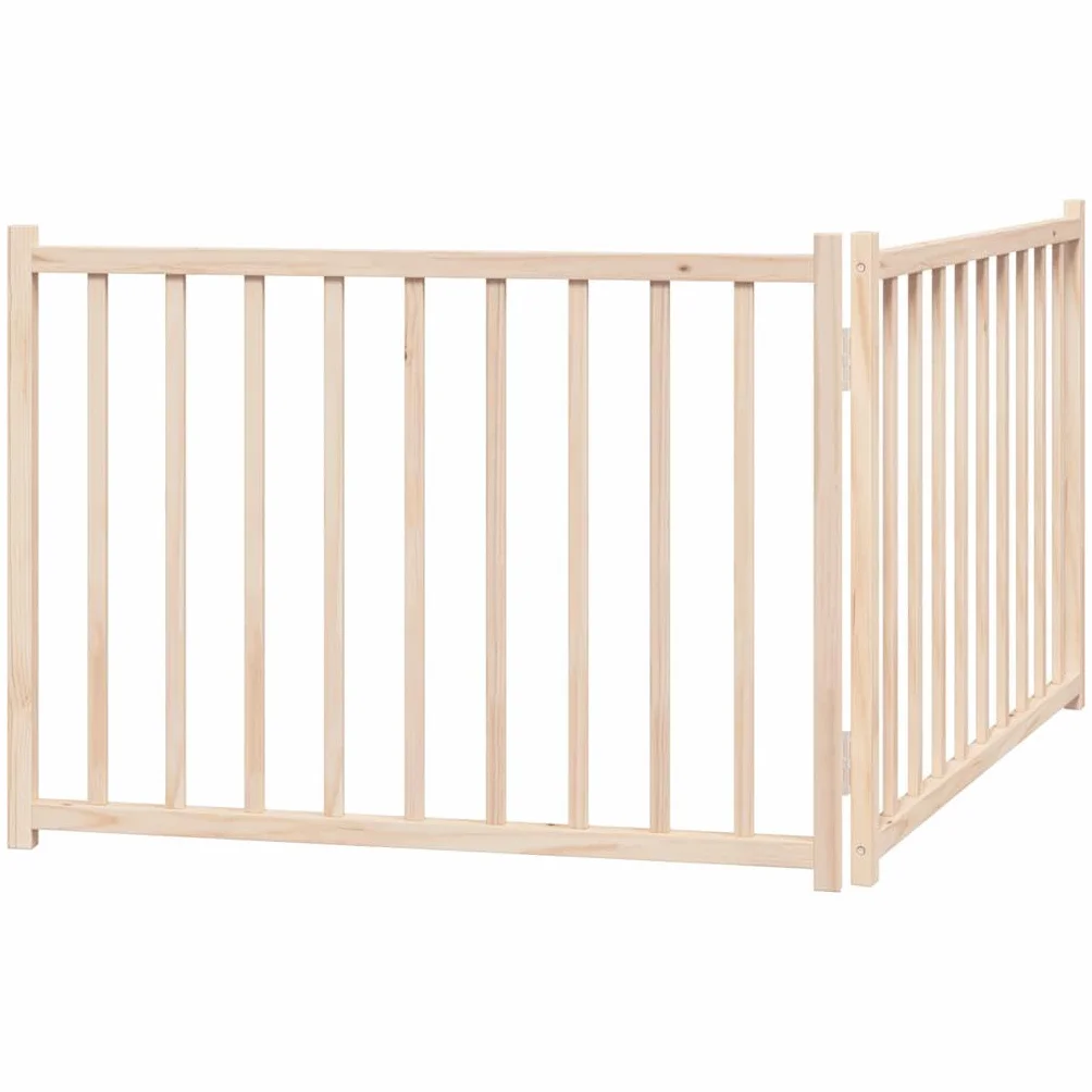 vidaXL Składana bramka zabezpieczająca dla psa, 2 panele, 160 cm