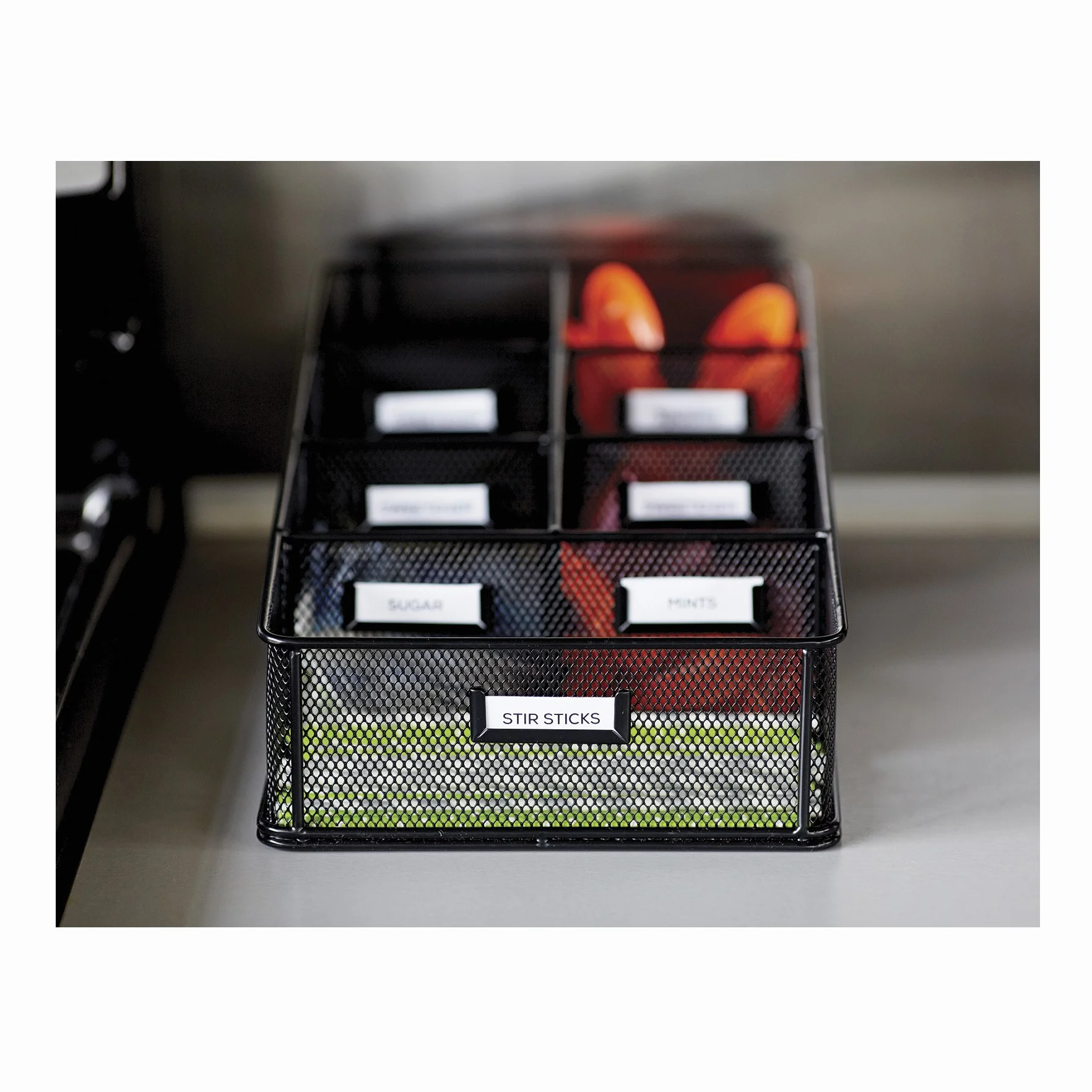 Safco Produkty 3291BL Onyx Mesh Organizer na przyprawy, czarny