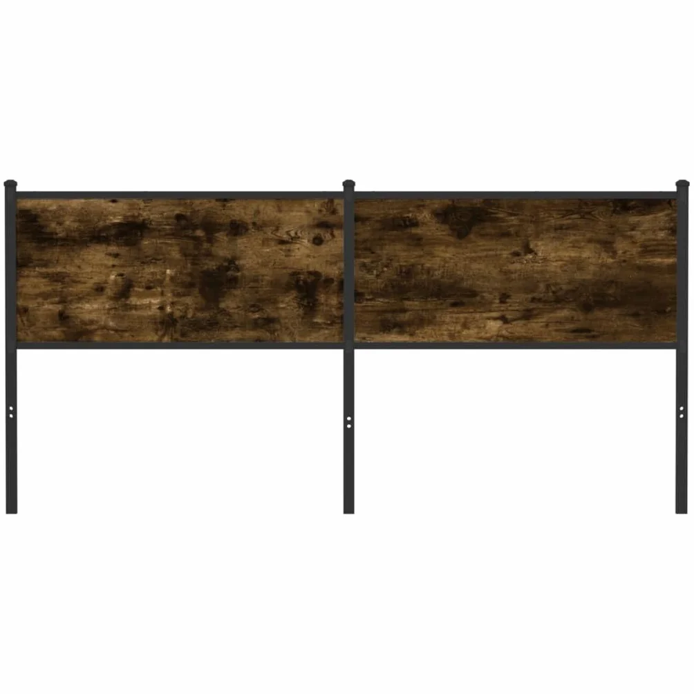 vidaXL Wezgłowie łóżka, przydymiony dąb, 160 cm