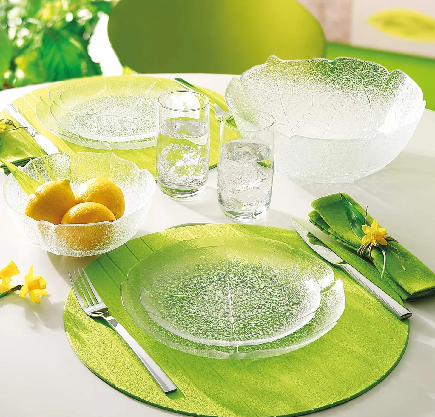 Luminarc ARC 06652 Aspen miska na sałatkę, 27 cm, 3,45 l, szkło, przezroczysta, 1 sztuka