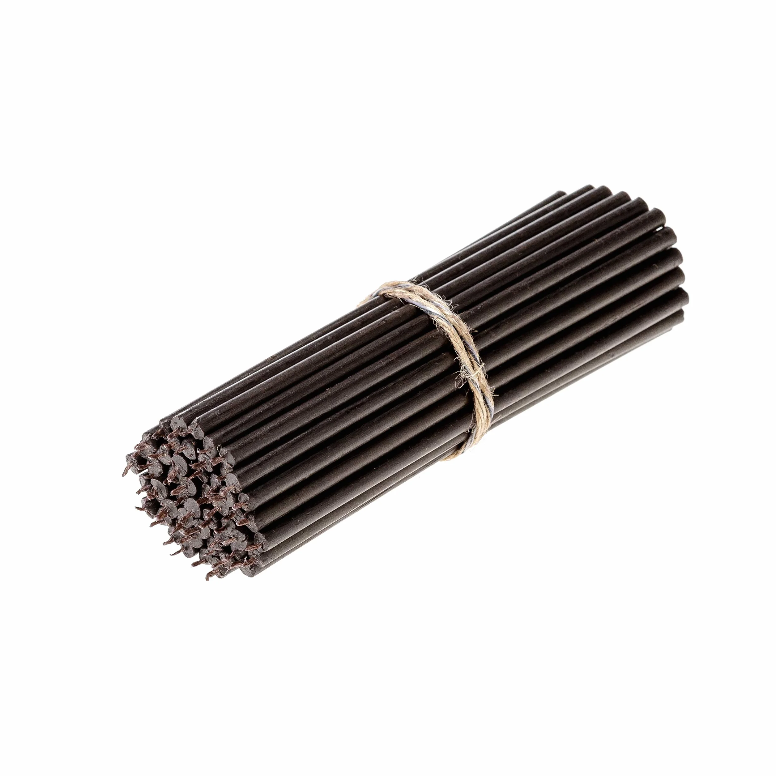 Danilovo Rytualne świece z wosku pszczelego (czarne) - świece ortodoksyjne, świece do dekoracji, długie, N80, wysokość 18,5 cm, 50 sztuk