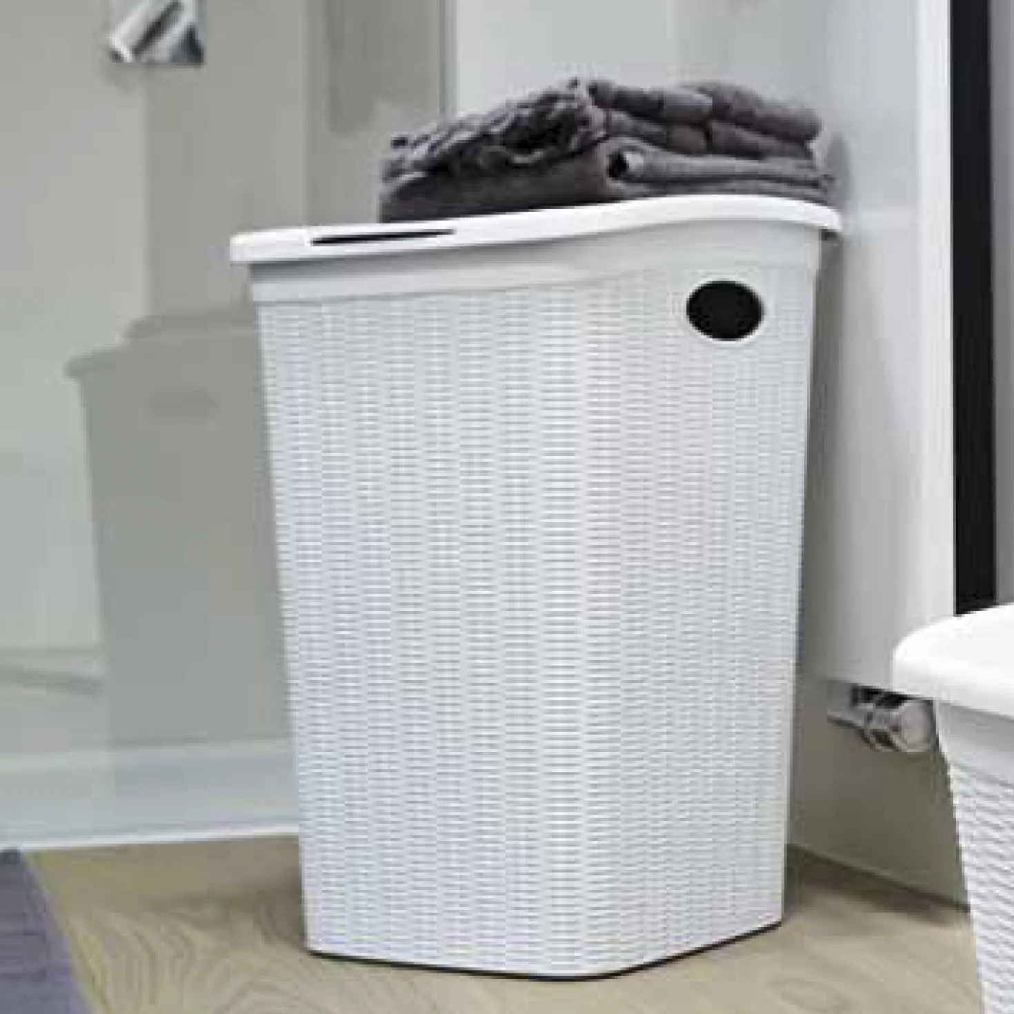 Stefanplast kosz na pranie z pokrywą 50 l