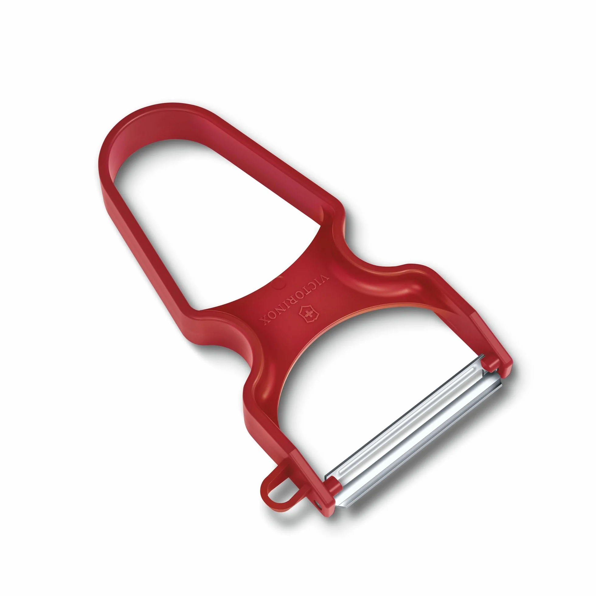 Victorinox Swiss Classic zestaw noży kuchennych z obieraczką, 3 sztuki, stal nierdzewna, można myć w zmywarce, czerwone