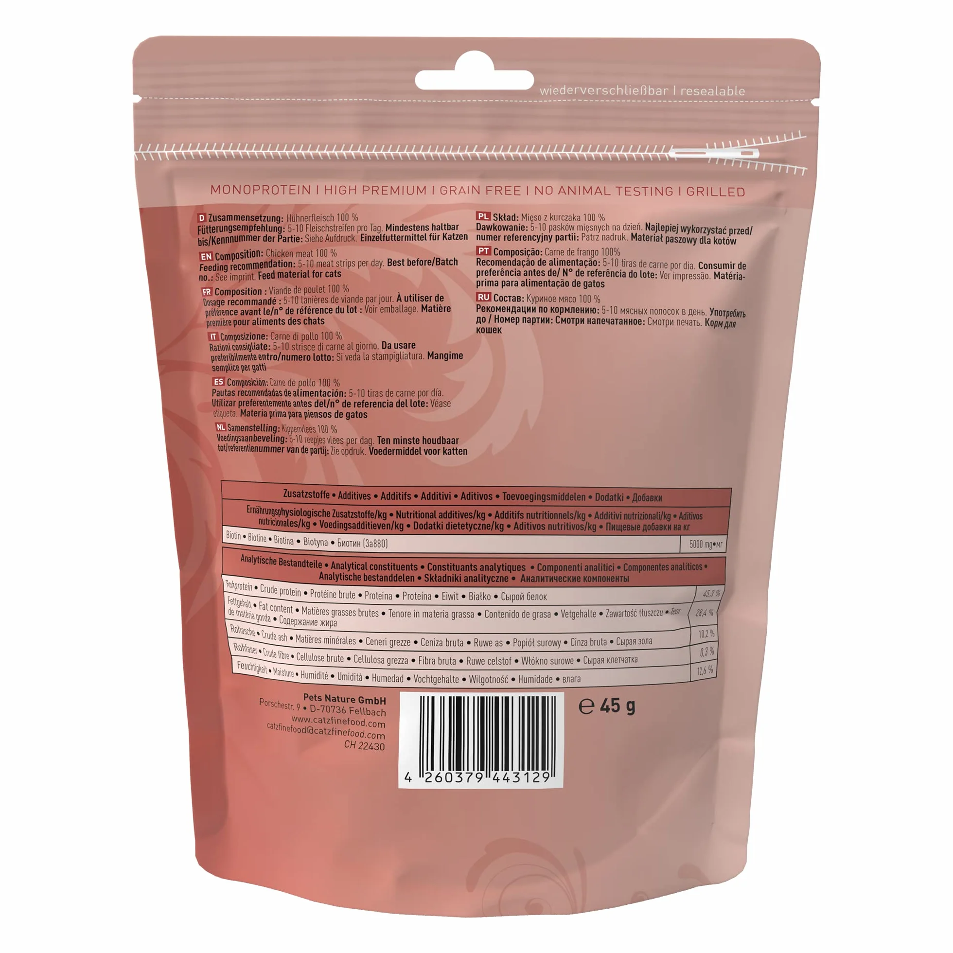 Catz Finefood N° 3 Karma dla Kotów, 45 g