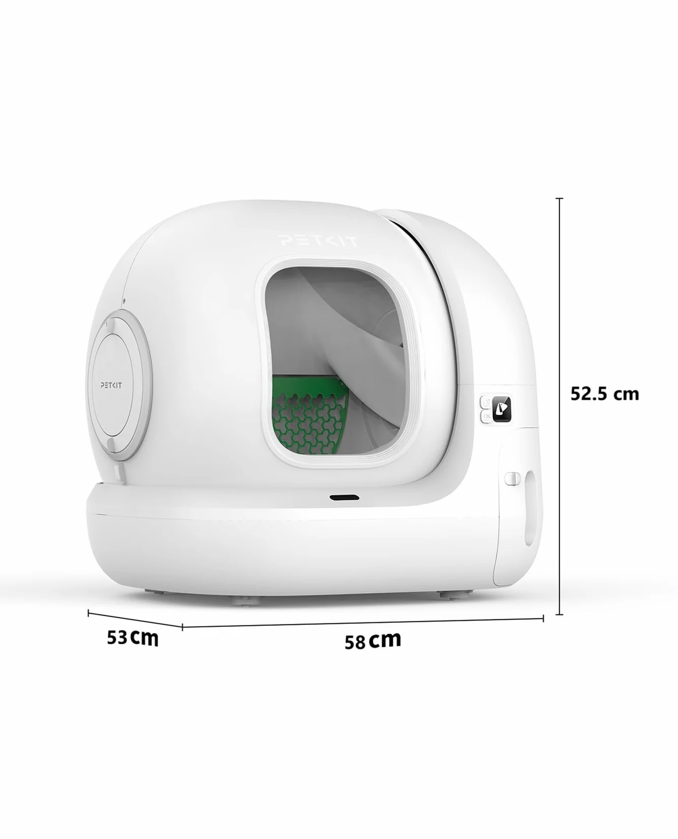 PETKIT Pura Max 2 Samoczyszcząca Kuweta dla Kota, Duża Objętość, xSecure, Eliminacja Nieprzyjemnych Zapachów, Aplikacja Control, N50