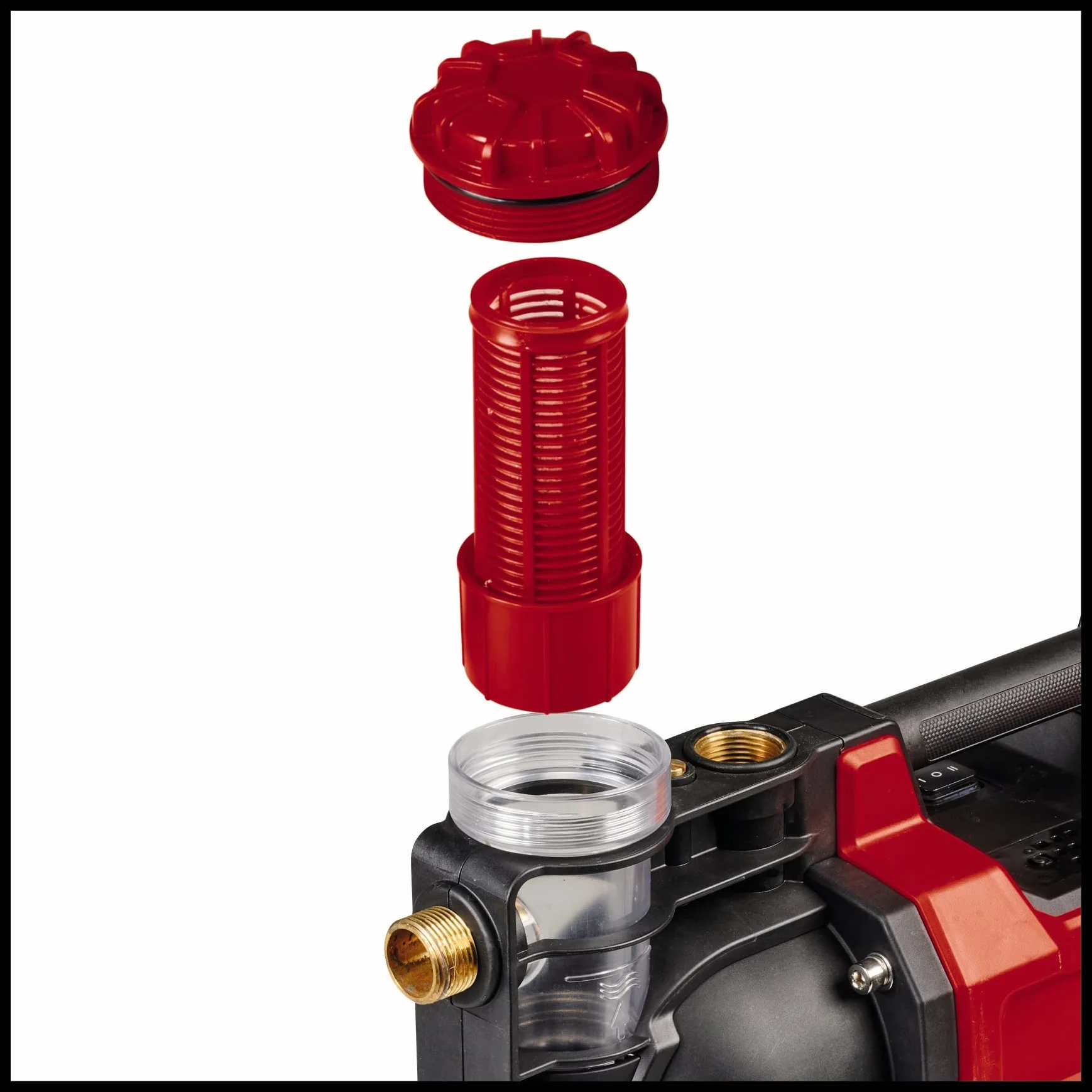 Einhell Akum. pompa ogrodowa AQUINNA 36/38 F LED Power X-Change (36 V, maks. wyd. przepływu 3800 l/h, ECO/Boost, filtr wstępny, zabezp. przed przeciążeniem i mrozem, bez akumulatora)
