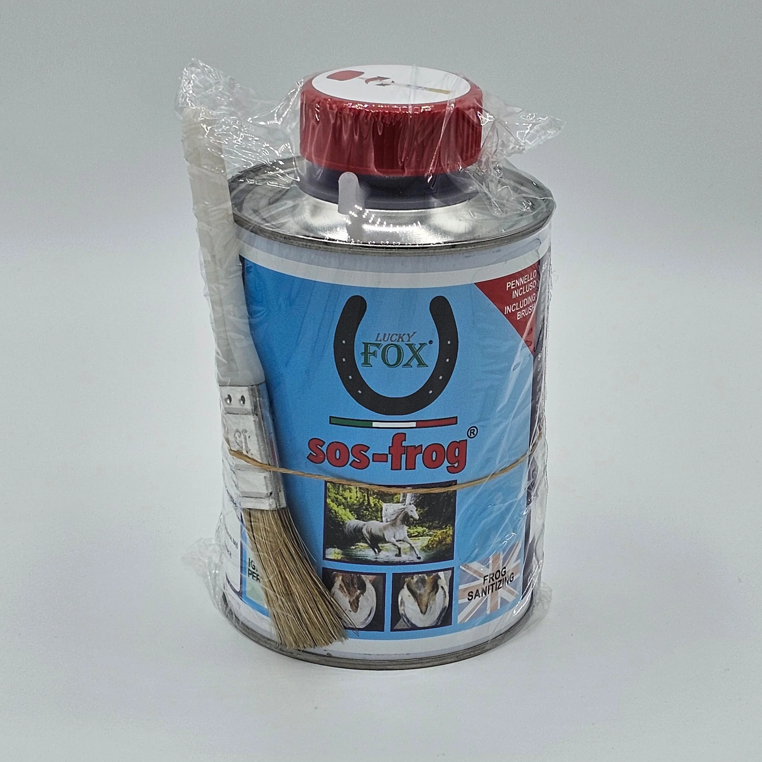 Lucky Fox SOS FROG® profesjonalny środek dezynfekujący dla koni 500 ml