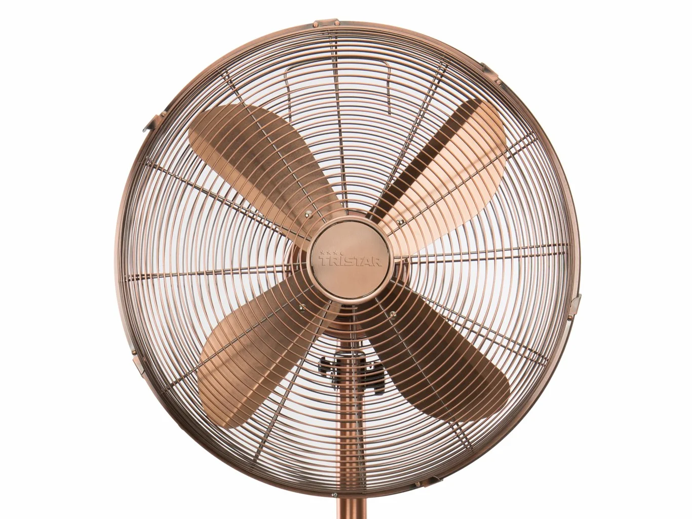 Tristar VE-5971 wentylator stojący – średnica 40 cm – 3 prędkości – 50 W – regulacja wysokości – wygląd miedzi