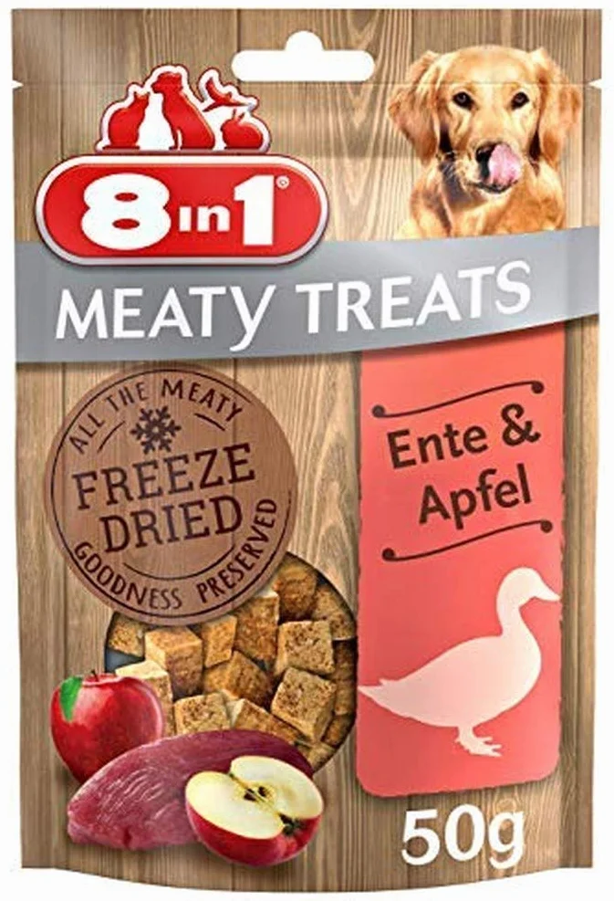 Przekąska dla Psów 8In1 Meaty Treats Kaczka i Jabłko 50 g