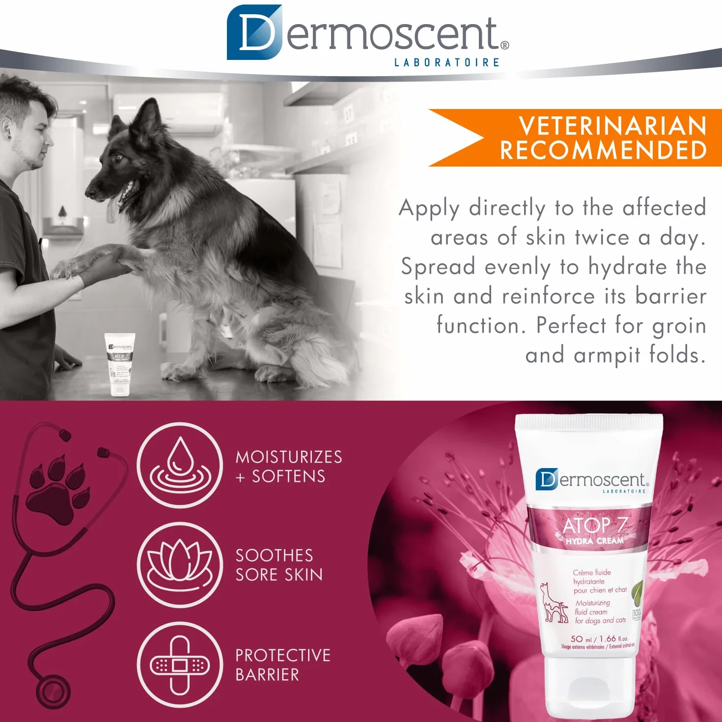 DERMOSCENT ATOP 7 Hydra Cream