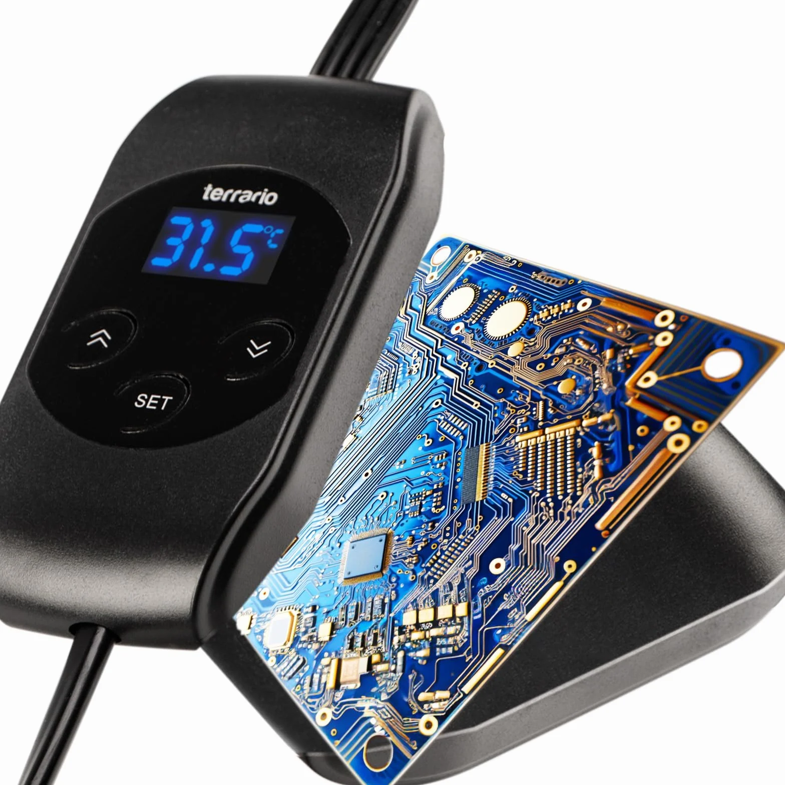 Mata grzewcza z termostatem LCD Terrario Amarillo 5W