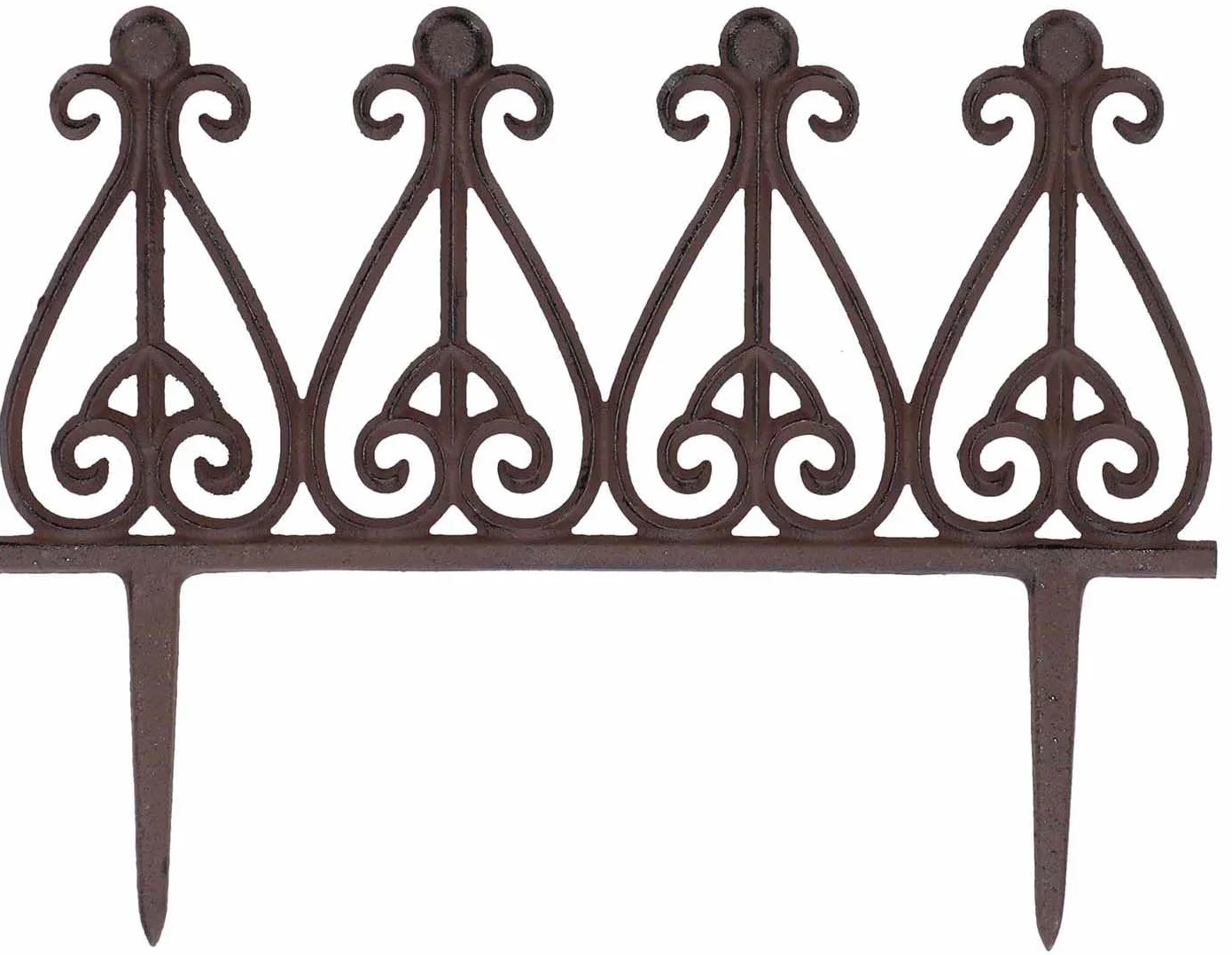 Esschert PS17 30 x 40 x 2 cm płot żeliwny - brązowy
