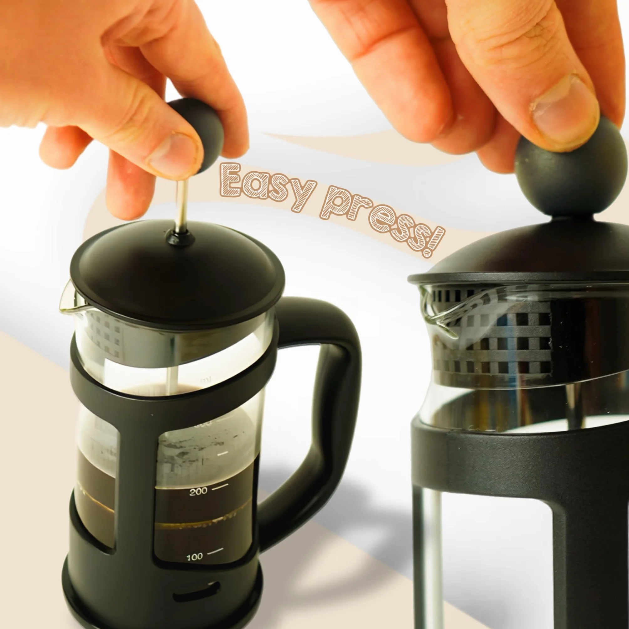 Nozzy French Press, mały ekspres do kawy 350 ml
