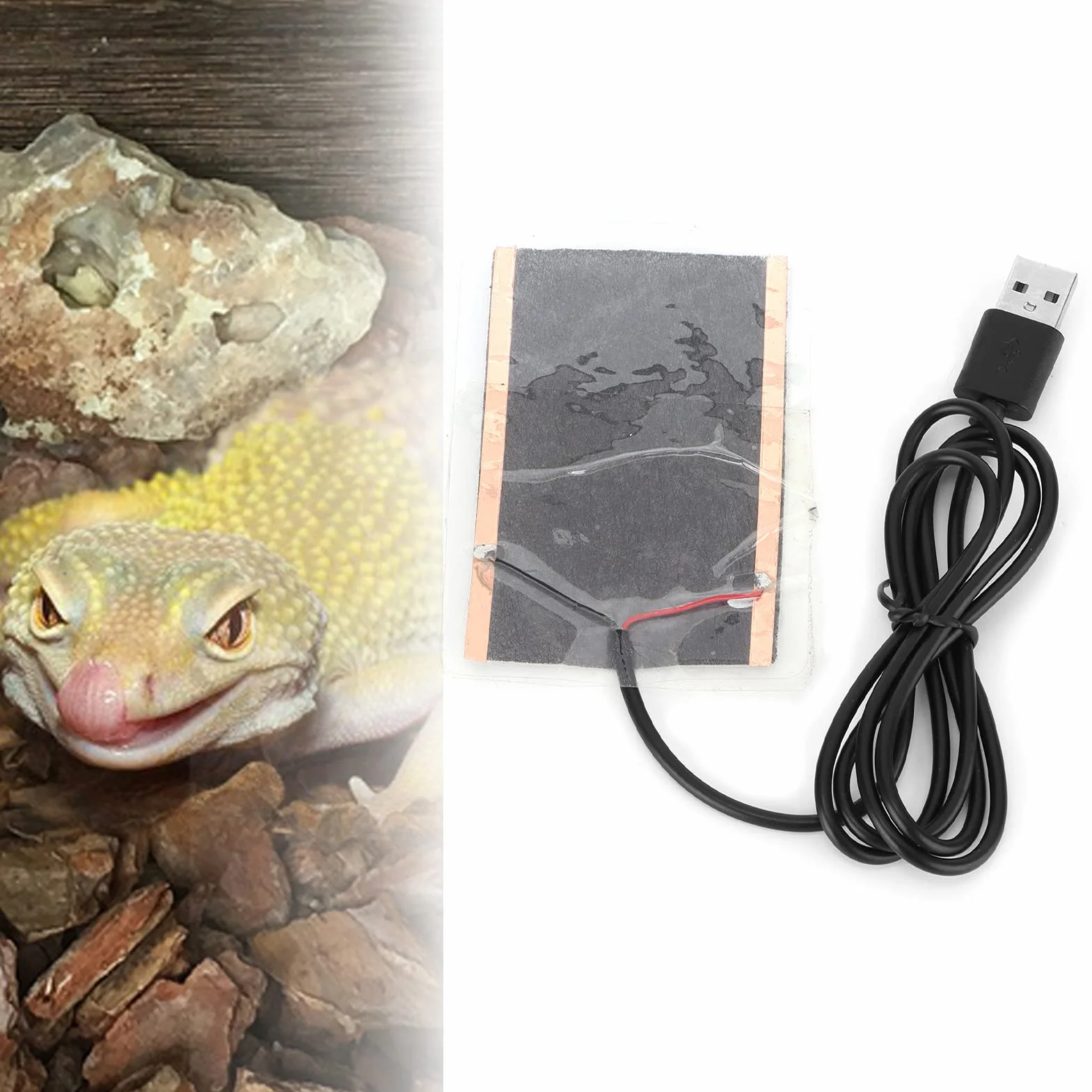 Folia grzewcza dla gadów USB odporna na wilgoć poduszka grzewcza do domu