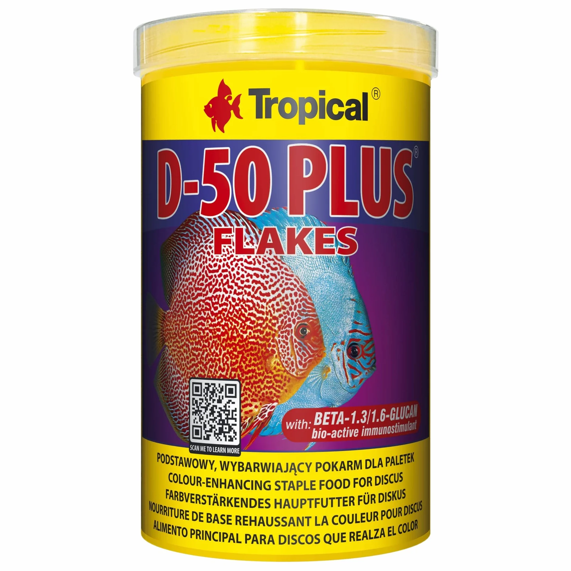 Wybarwiający pokarm dla paletek D-50 PLUS 1000ml / 200g