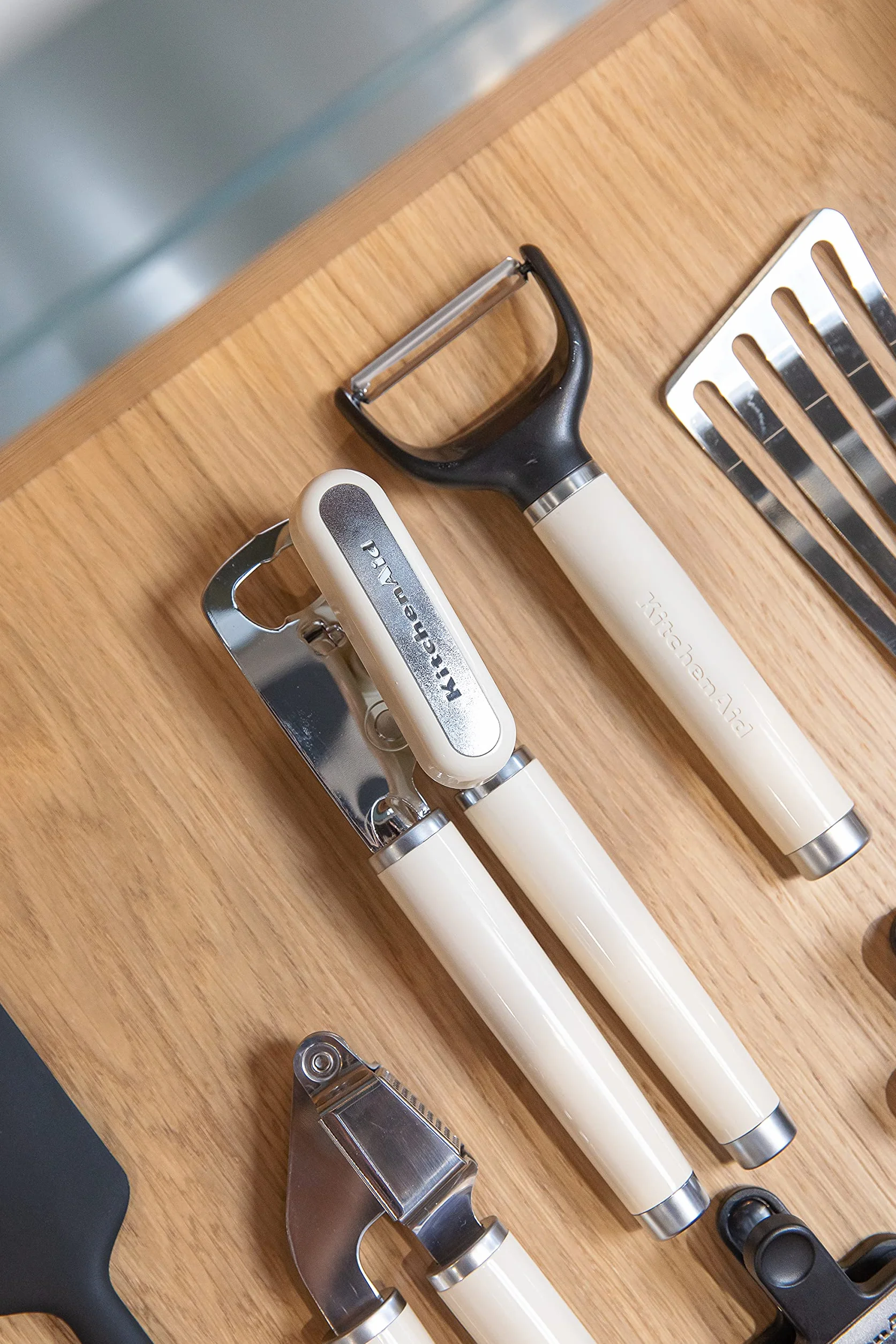 KitchenAid Core Line Multi Function Can Opener Cream