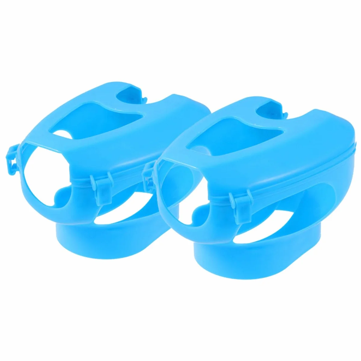 Toyvian 2 Szt. Niebieskich Plastikowych Uchwytów Do Iniekcji dla Gołębi Ramka Mocująca Do Karmienia i Leczenia Gołębi Praktyczny Stojak Ptaki z Ażurowym Wzorem