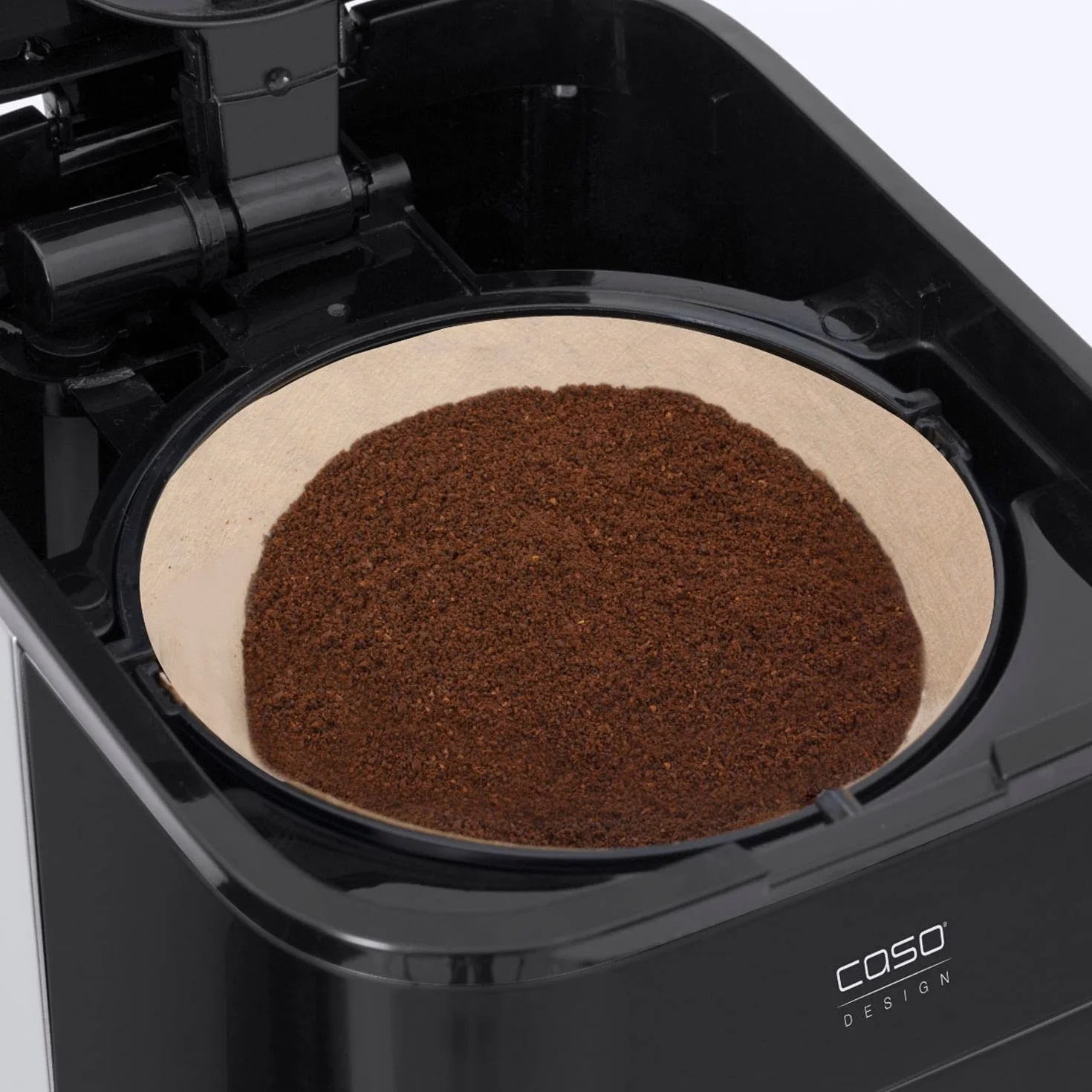 CASO Coffee Taste and Style ekspres do kawy z filtrem stałym, 1,5 l, optymalna temperatura zaparzania 92-96 °C, blokada kapania, zoptymalizowana głowica parzenia, stal nierdzewna, 12 filiżanek