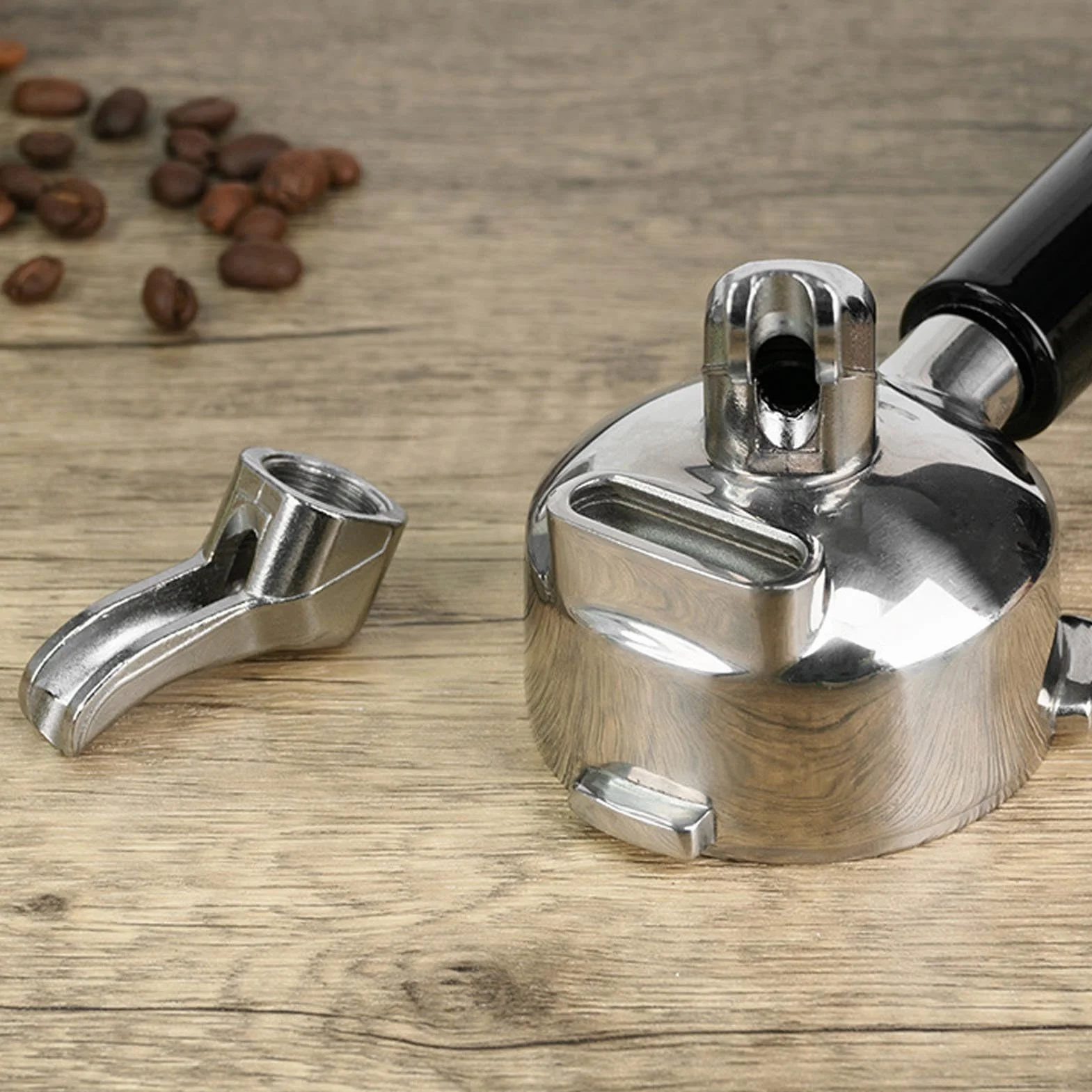 Maszyna do Kawy Portafilter Pojedyncza Wylewka, Wysoka Strój Cynku 58 Mm Wylewka z równomierną wymianą Dystrybucji Wody dla 51 Mm 54 Mm 54 Mm 58 Mm Maszyna do Kawy Portafilter
