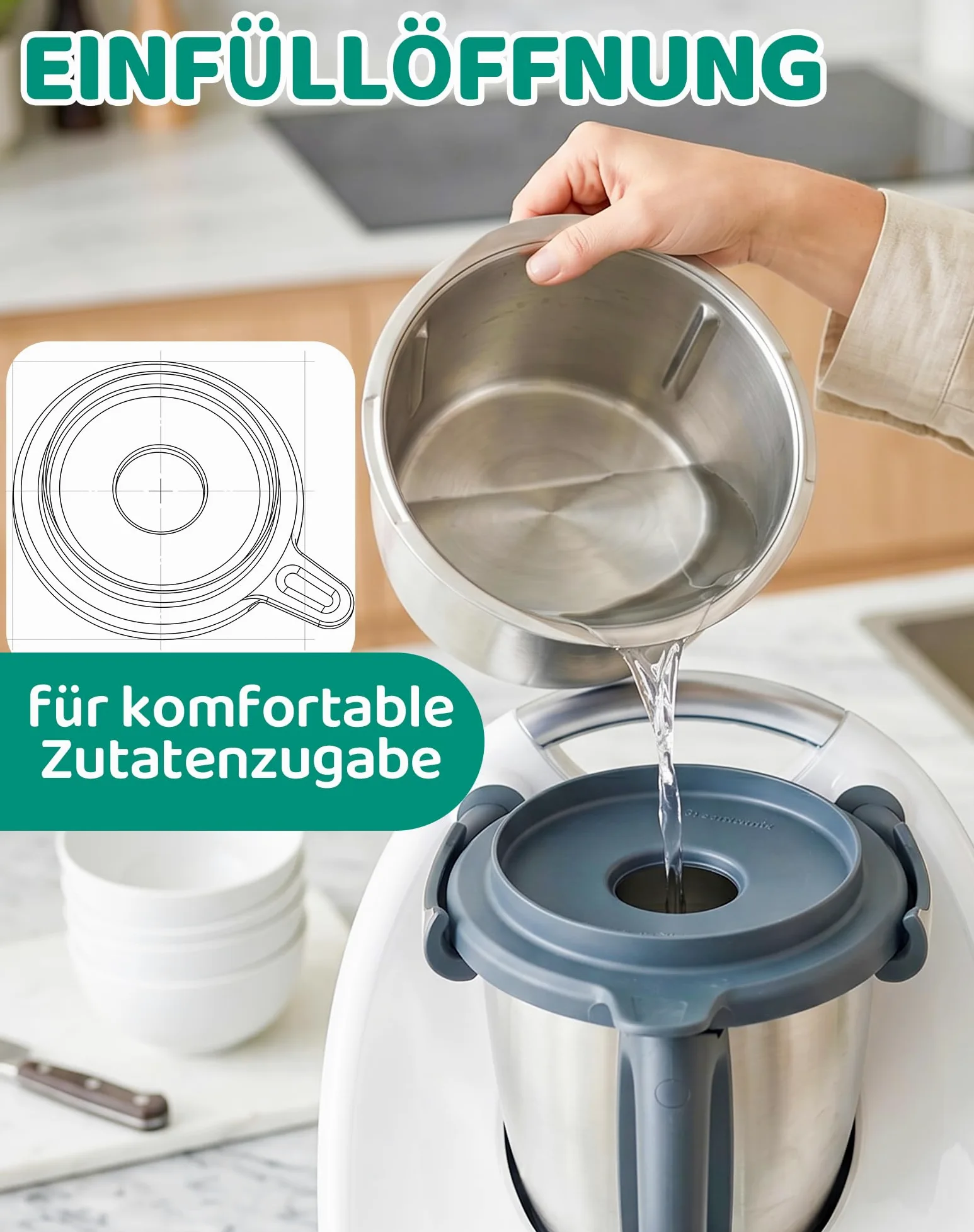 Pokrywka do garnka do Thermomix TM5 TM6