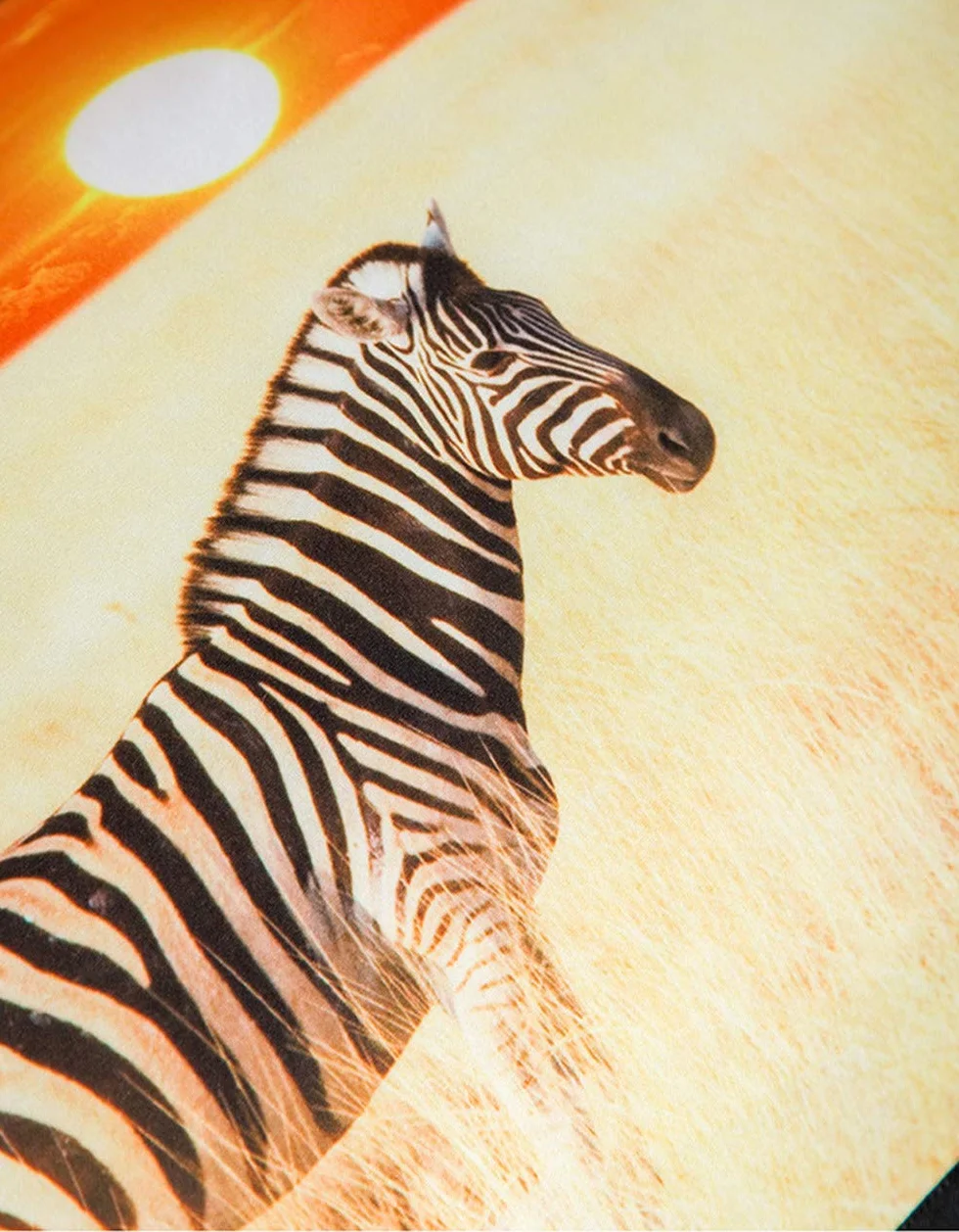 Stillshine Zestaw pościeli z nadrukiem 3D Gepard i konia Królowa rozmiar 100% bawełna pościel ze zwierzęcą poszewka na kołdrę zestaw 4 sztuk (koń, 200 x 230 cm)