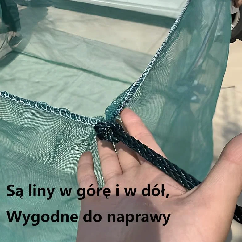Lawaia sieć na ryby siatki klatkowe klatka hodowlana ryb z pokrywą raki sieć na ryby pracy stawka netto staw hodowla ryb akwakultura mała siatka