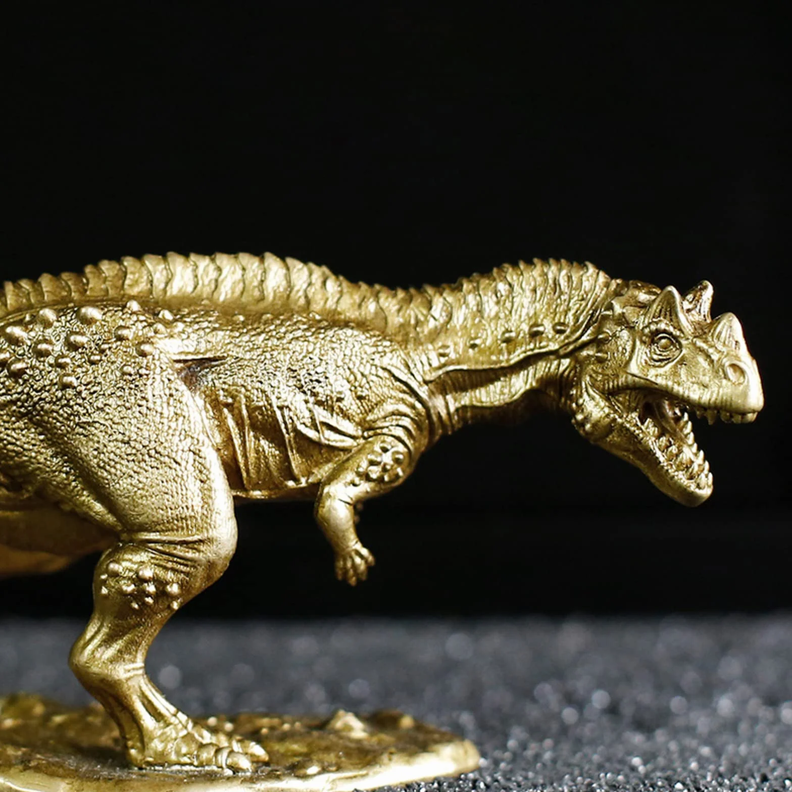 Solidna Miedziana Figurka Tyranozaura Rexa, Mosiężny Model Ceratozaura Dinozaura, Biurko Do Nauki, Stolik Kawowy, Ozdoba Samochodowa