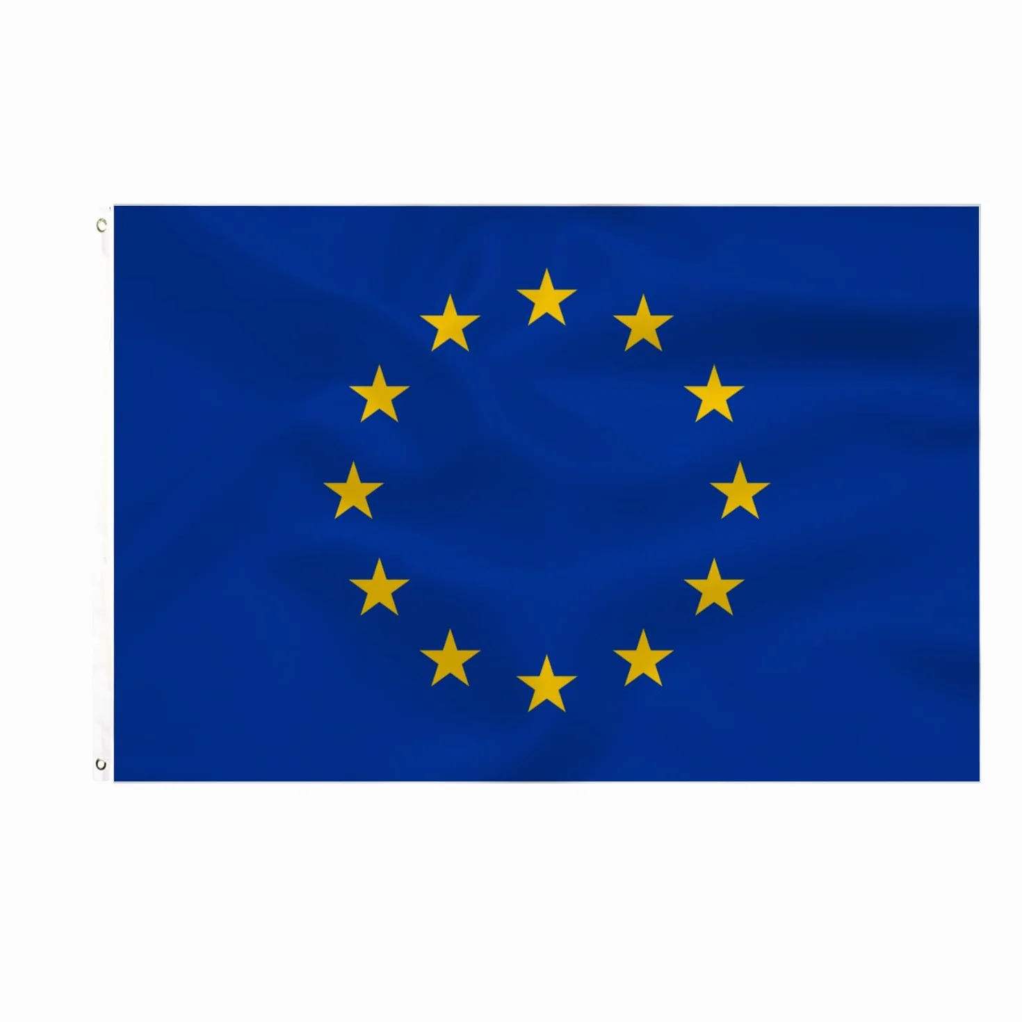 Europa Flagge European Union FLAG 90 x 150 cm- EU Flag Indoor/Outdoor Quality Polyester with Vivid Color and Brass Grommets Decorations Flaga UE