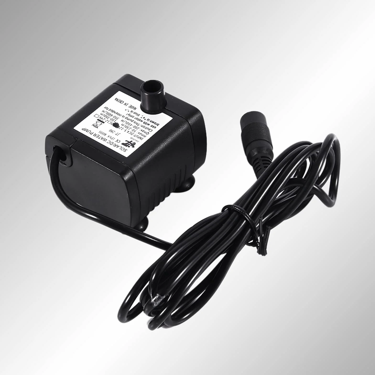 TOPINCN Pompa zatapialna mini fontanna DC12V do akwarium i stawu