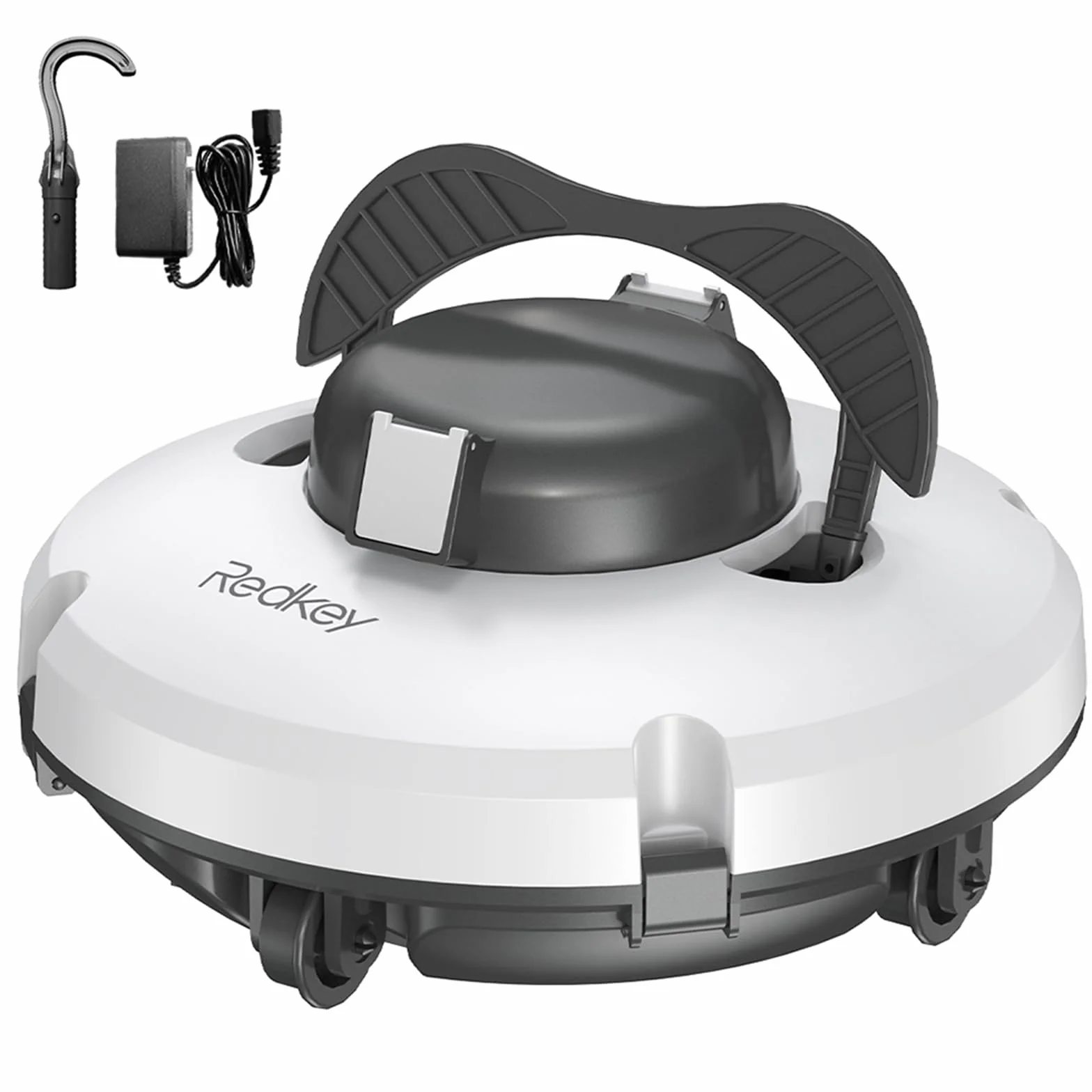 Redkey S100 robot basenowy, odkurzacz do basenu, czas pracy akumulatora 130 minut, z samoparkowaniem, automatyczne urządzenie do czyszczenia basenu, bezprzewodowy robot do czyszczenia basenu, nadaje