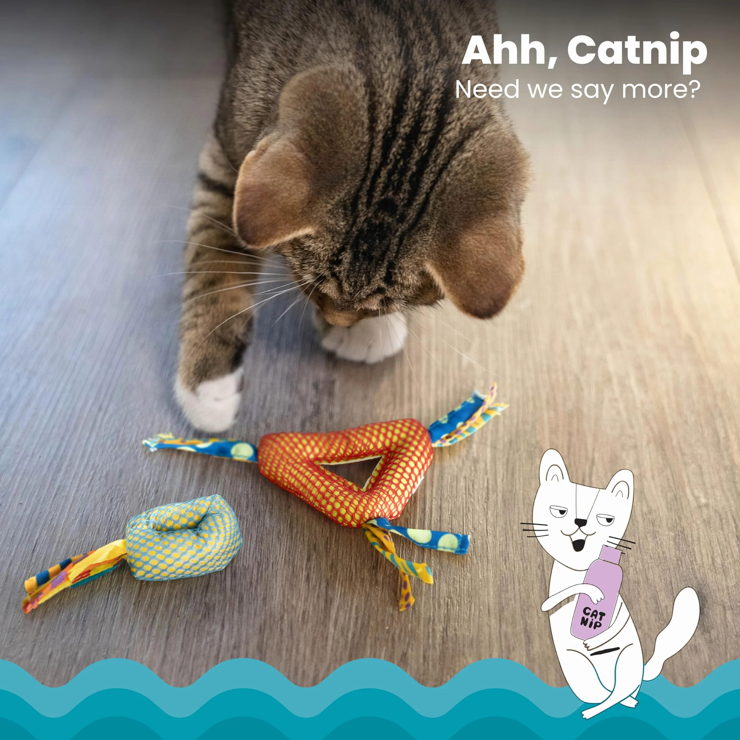 Petstages Catnip Dental Gryzak dla kota 2-pak