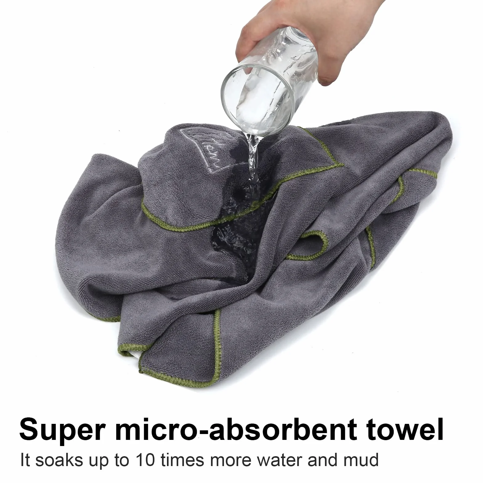 PETTOM Ręcznik z mikrofibry dla psa 130 x 75 cm 2 sztuki super chłonny szybkoschnący