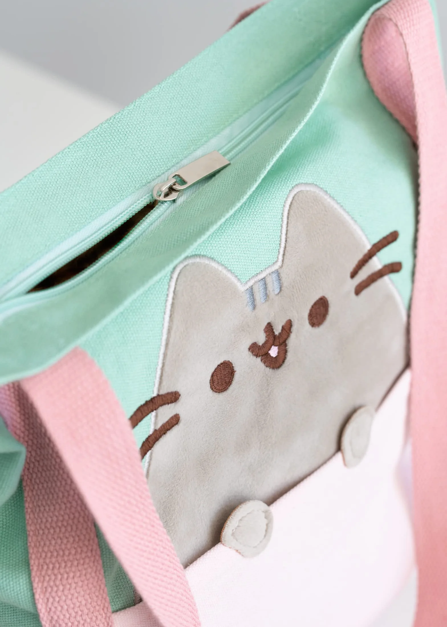 Grupo Erik Oficjalna Torba Bawełniana Pusheen Premium - Torba na Zakupy 35x40x10 cm - Płócienna Torba Prezentowa - Urocze Akcesoria Pusheen