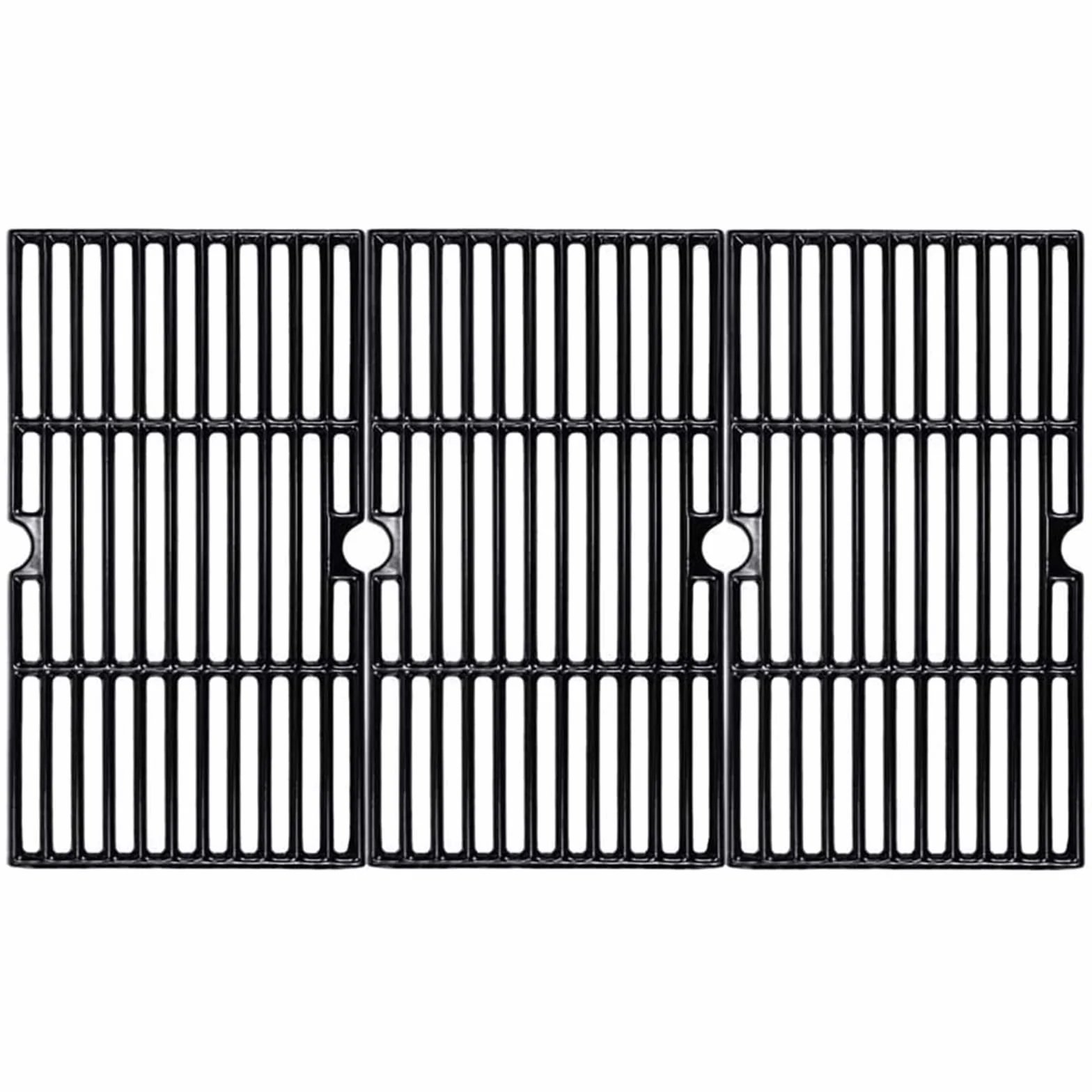 GFTIME 43 cm x 24 cm żeliwny ruszt do gotowania dla grilli Charbroil, 3 sztuki