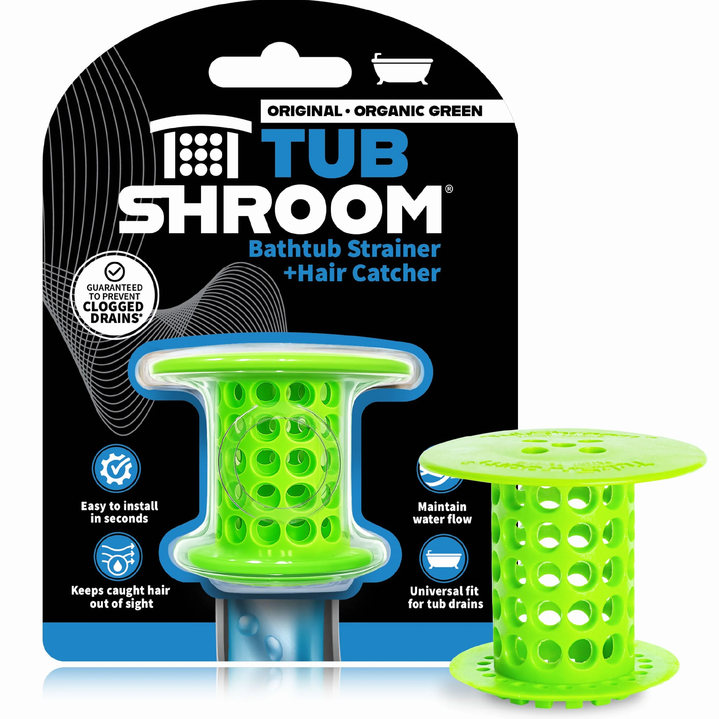 Tubshroom Umywalka silikon zielony