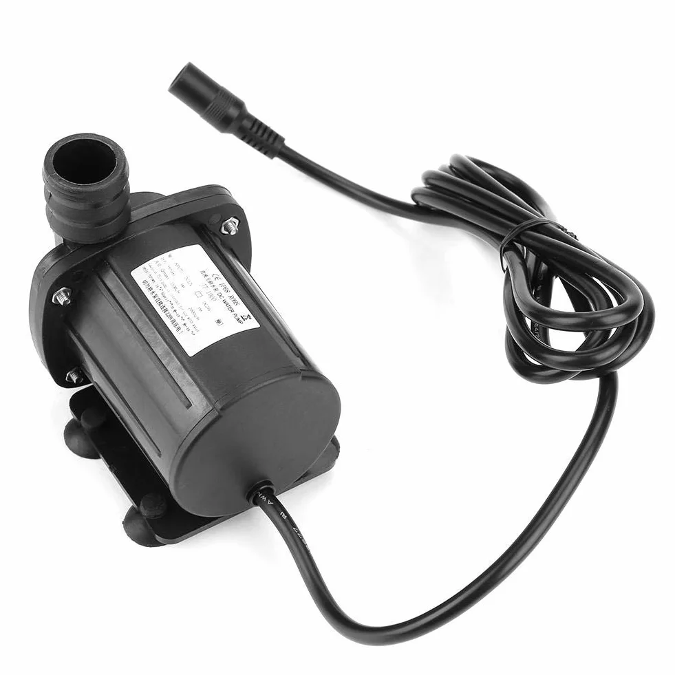 Zwiększona pompa wodna, wytrzymała, trwała, trwała mini regulowana prędkość bezszczotkowa 1500L / H JT-1000A-12 20mm pompa wodna doładowania 12 V -40 ℃ ~ 100 ℃